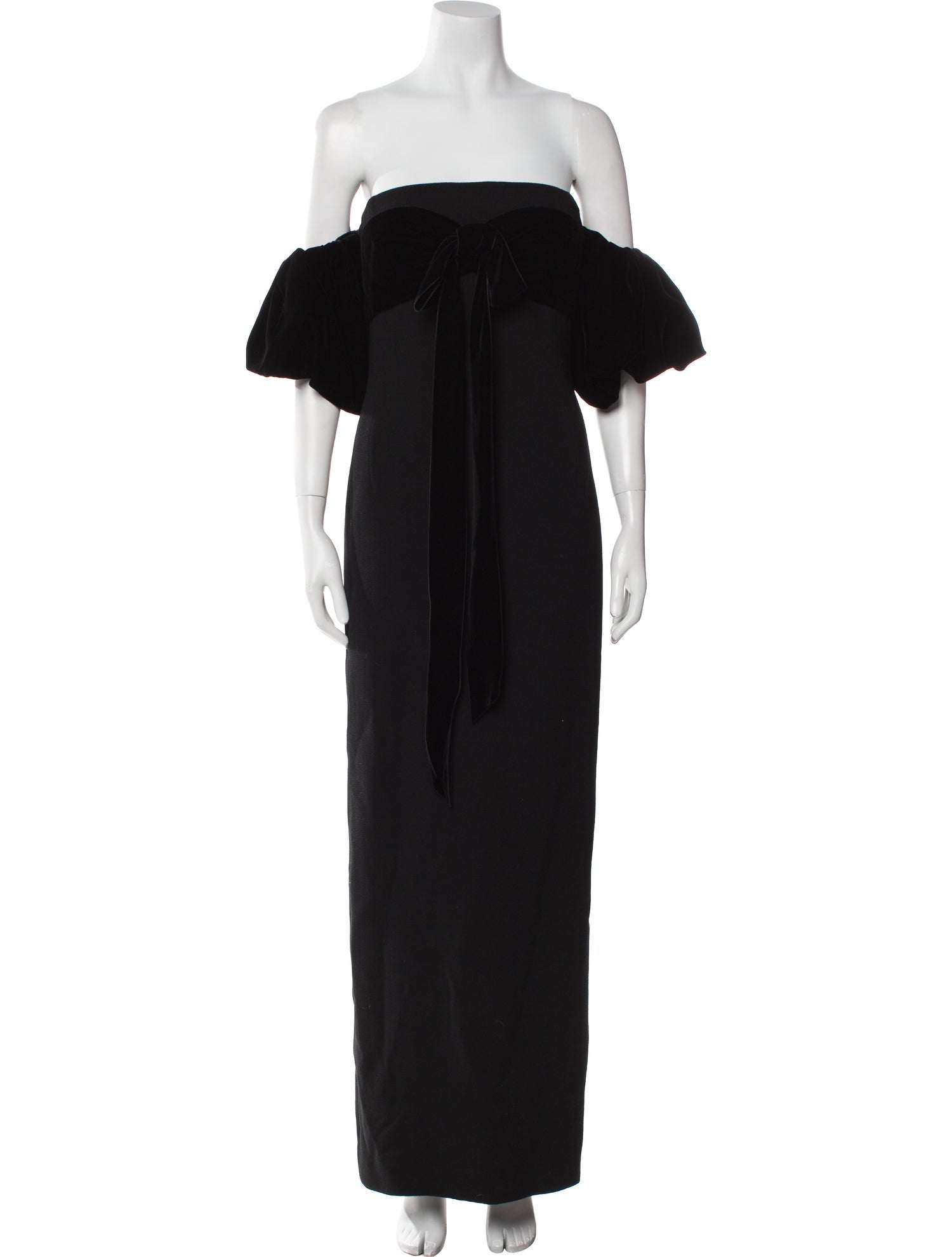 Oscar de la Renta Virgin Wool Long Dress