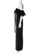 Oscar de la Renta Virgin Wool Long Dress