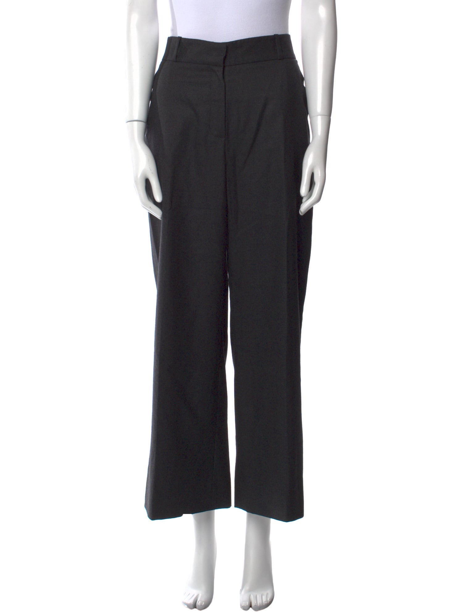 Oscar de la Renta Wool Wide Leg Pants