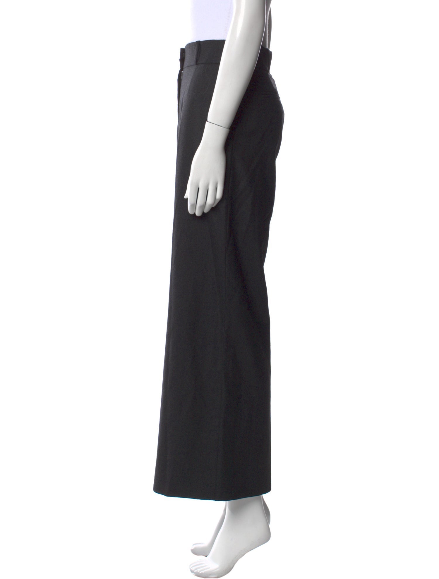 Oscar de la Renta Wool Wide Leg Pants