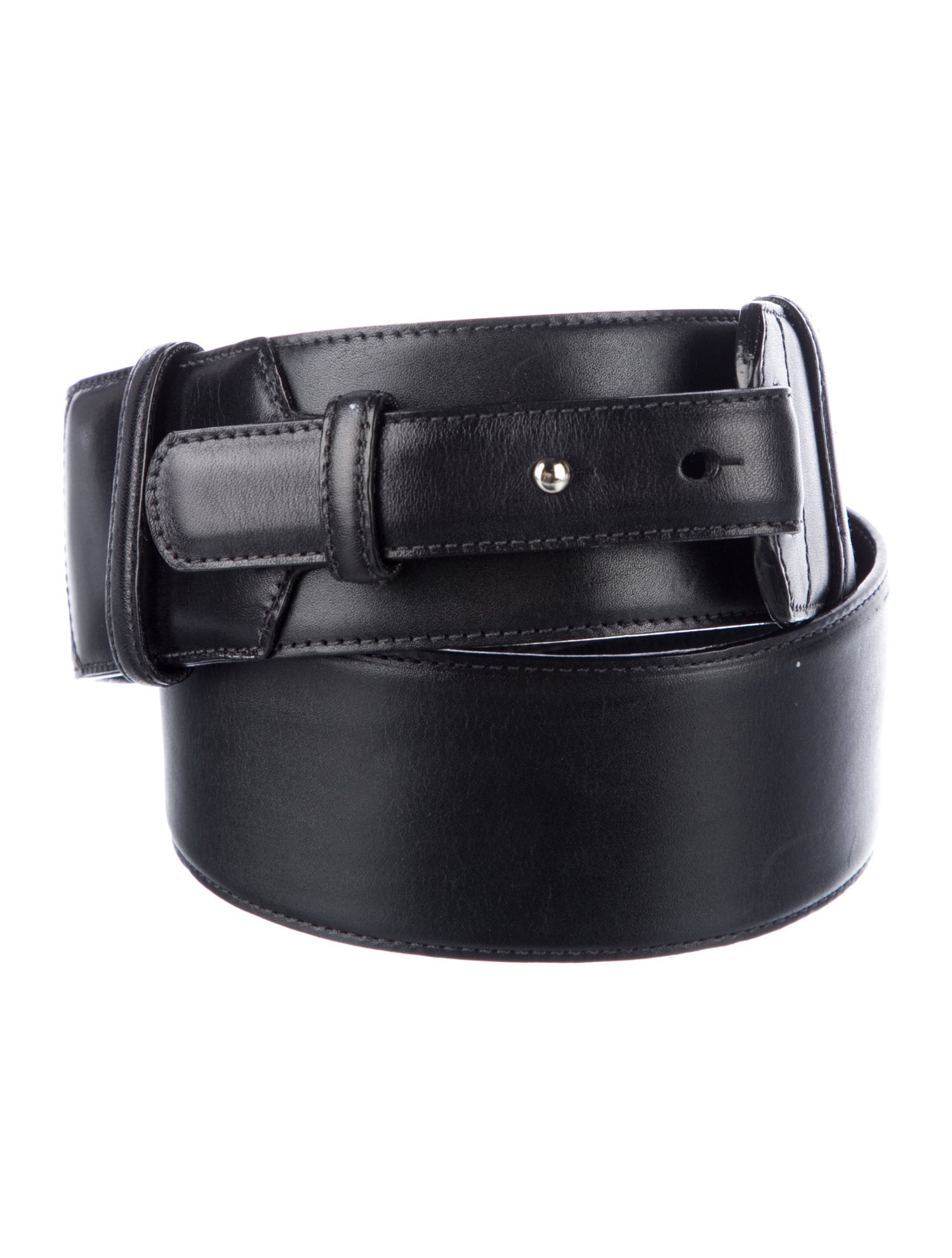 Oscar de la Renta Wide Leather Waist Belt