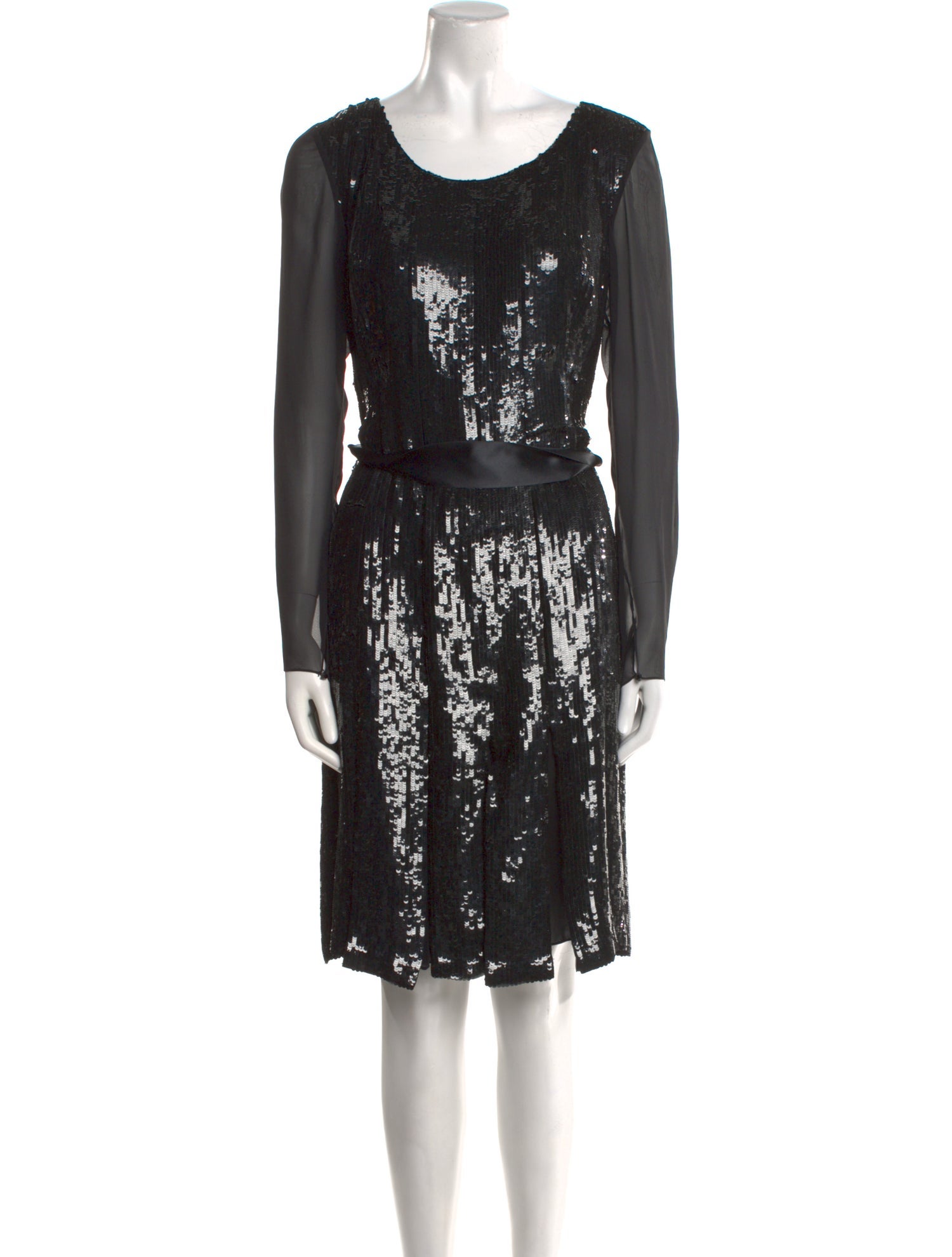 Oscar de la Renta Silk Knee-Length Dress