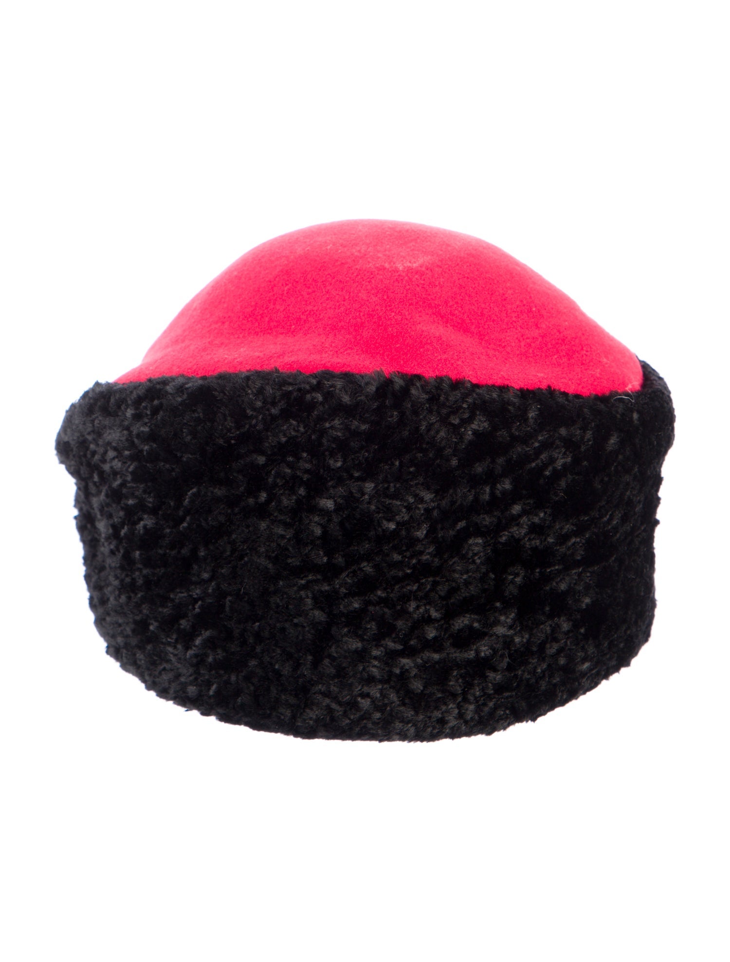Oscar de la Renta Lambswool Ushanka Hat