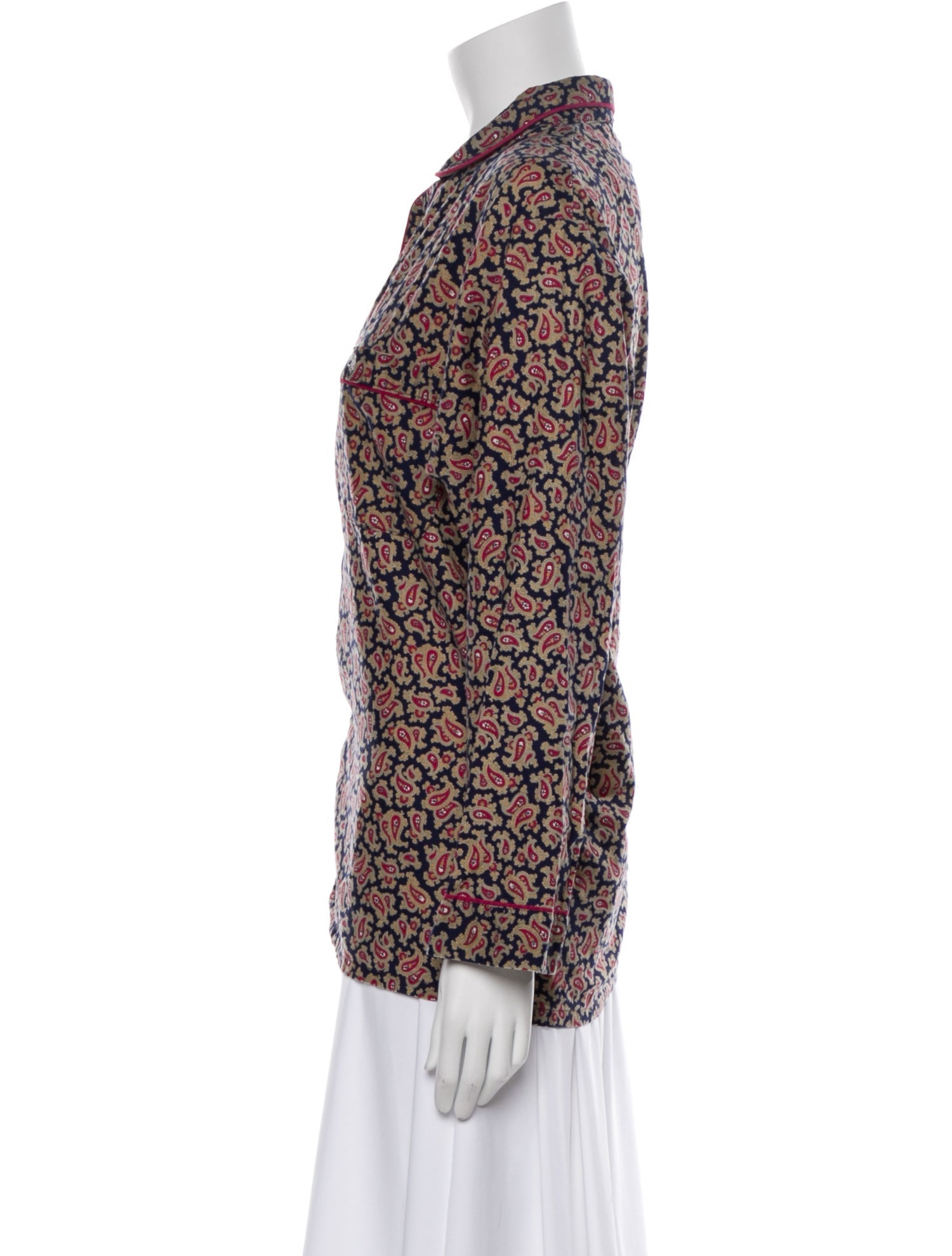 Oscar de la Renta Paisley Print Jacket