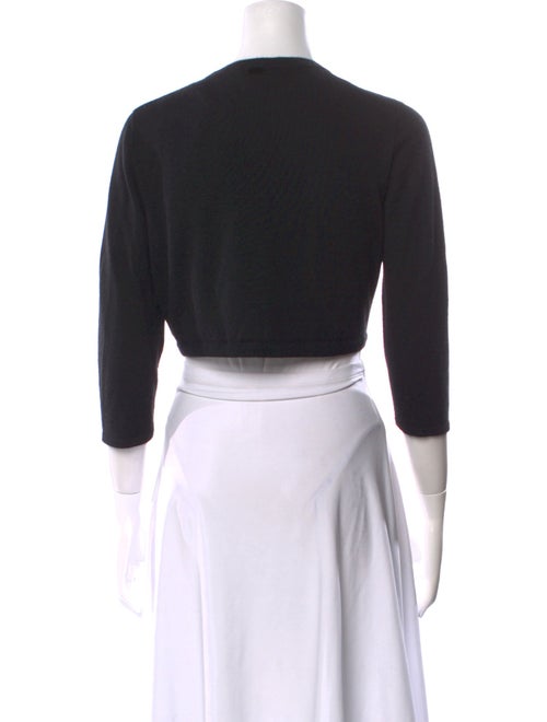 Oscar de la Renta Cashmere Open Front Sweater