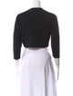 Oscar de la Renta Cashmere Open Front Sweater
