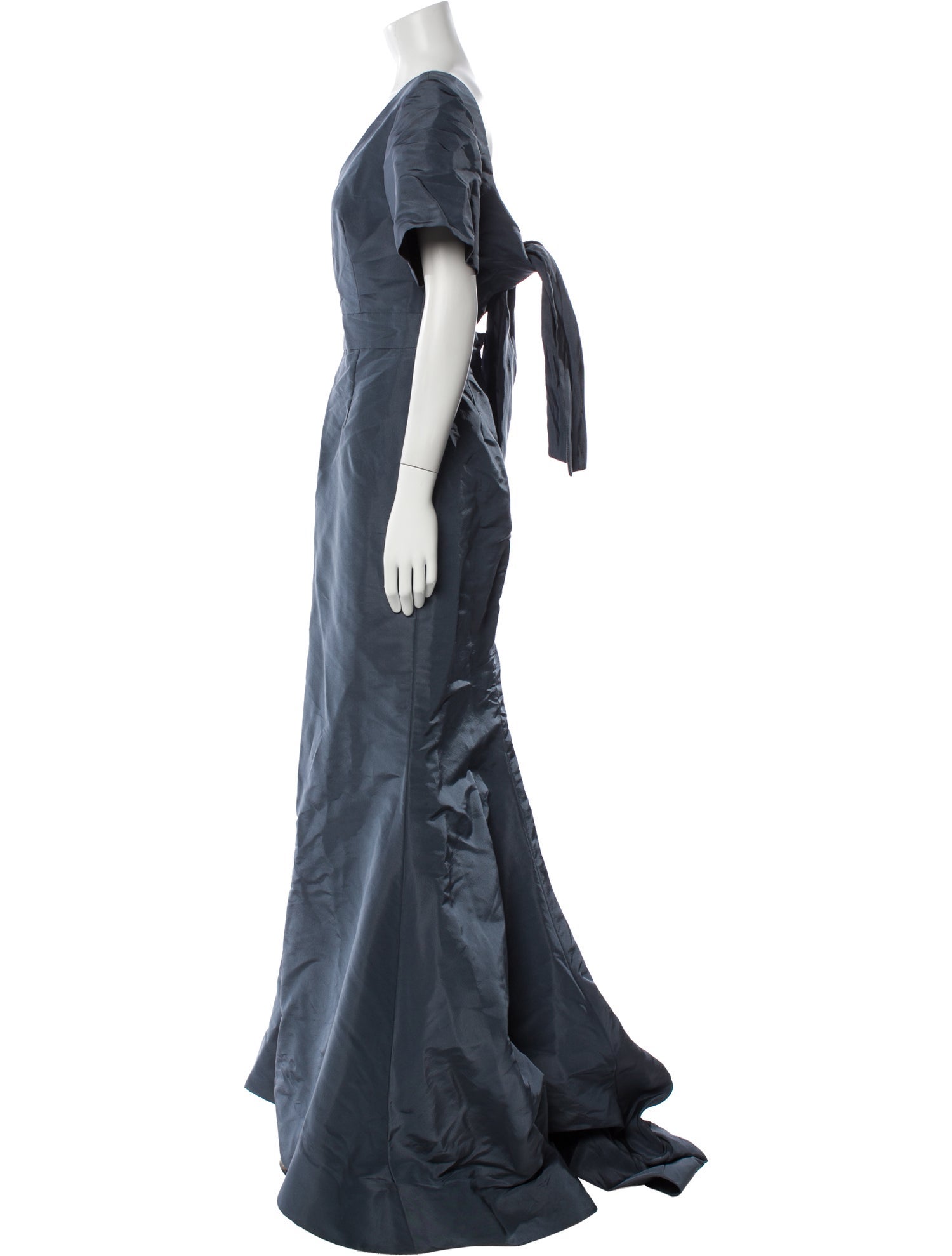 Oscar de la Renta Silk Long Dress
