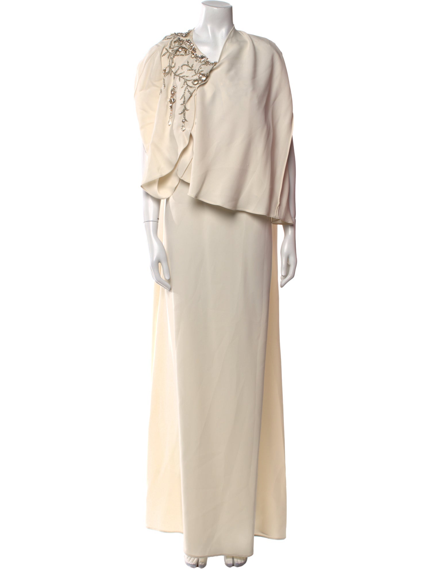 Oscar de la Renta Silk Long Dress