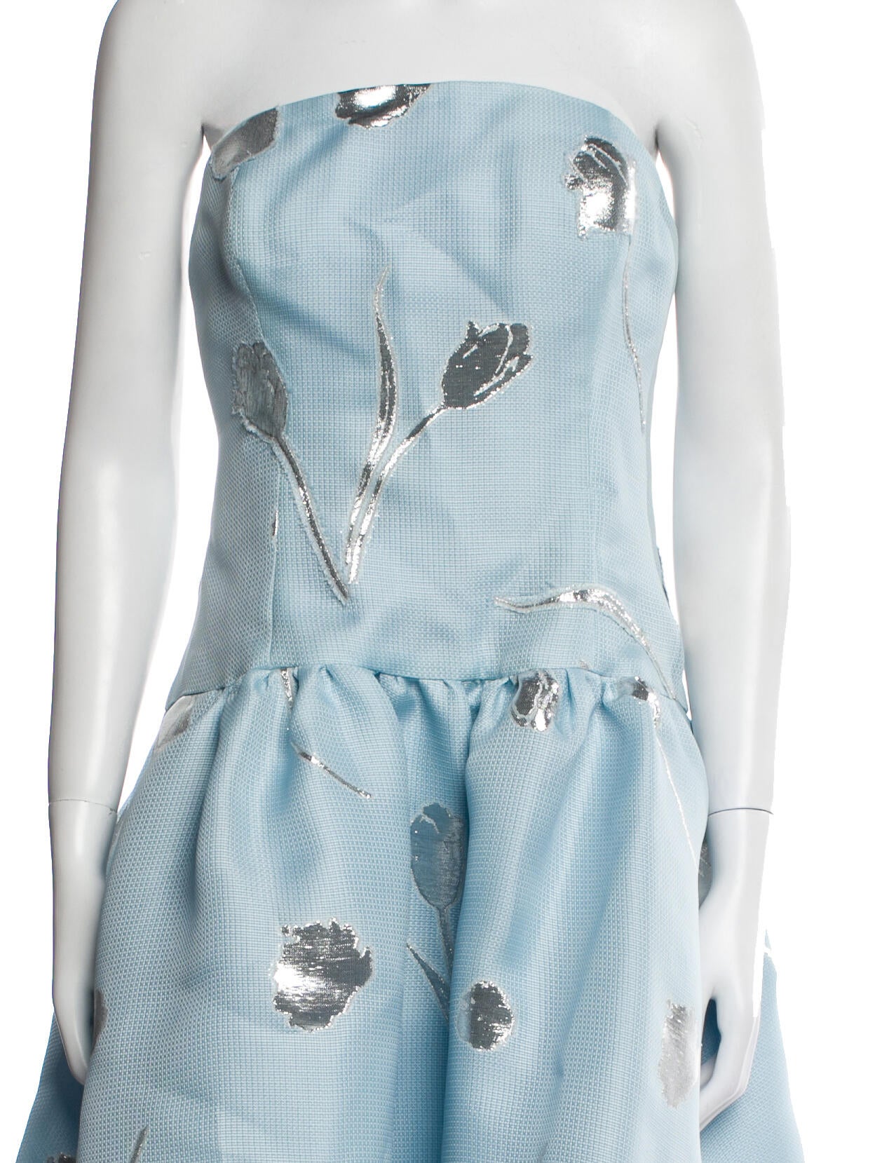 Oscar de la Renta Silk Long Dress