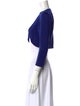 Oscar de la Renta Cashmere Open Front Sweater