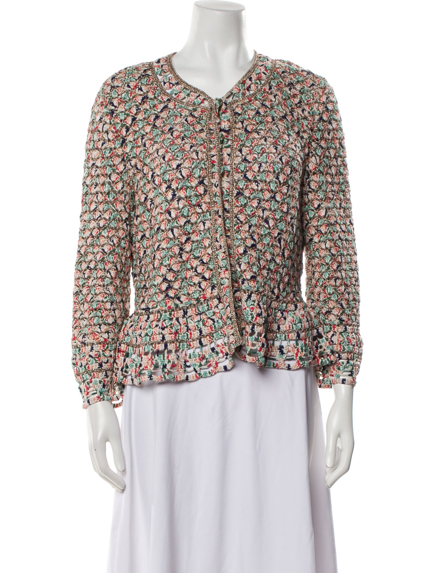 Oscar de la Renta 2013 Silk Sweater