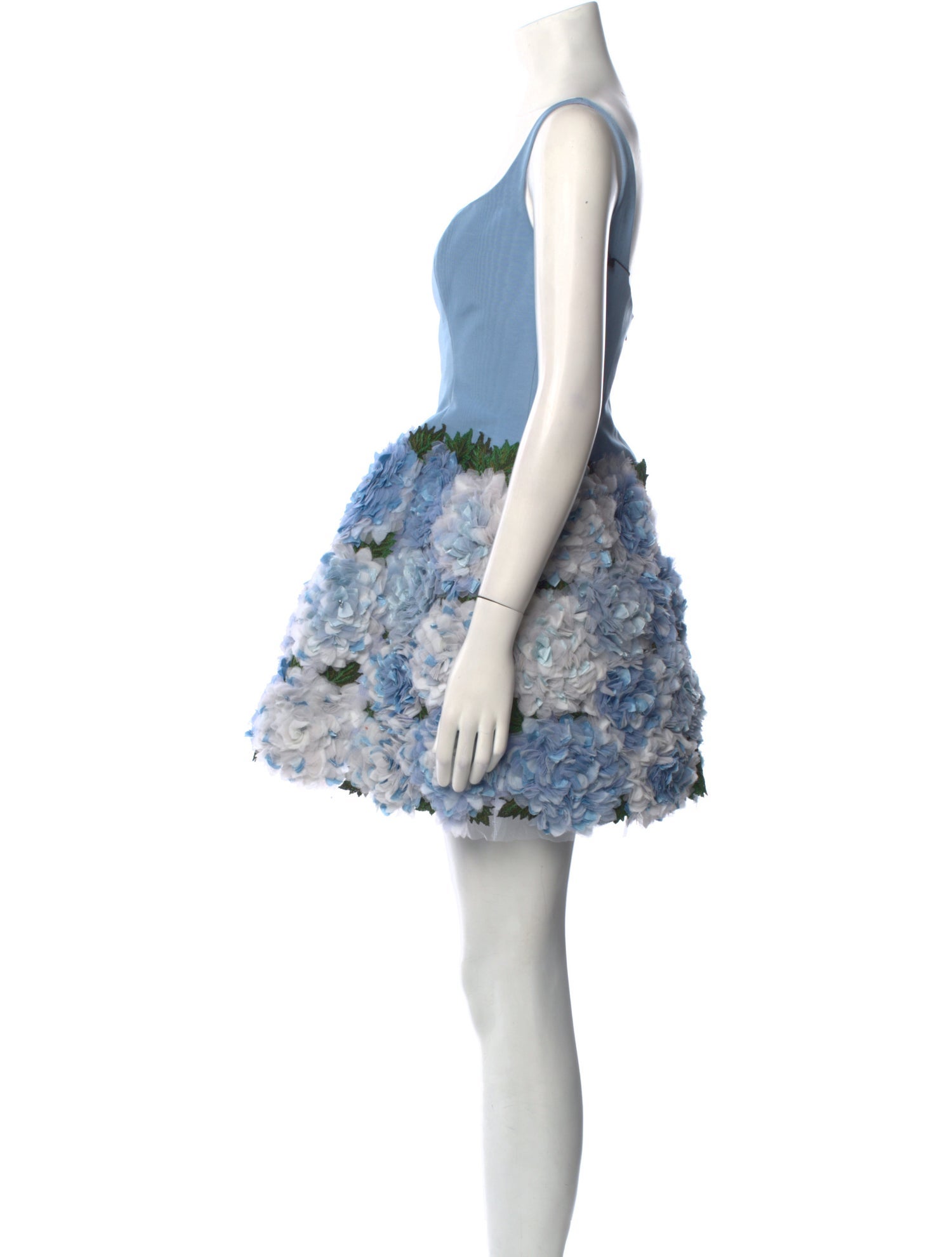 Oscar de la Renta Floral Print Mini Dress w/ Tags