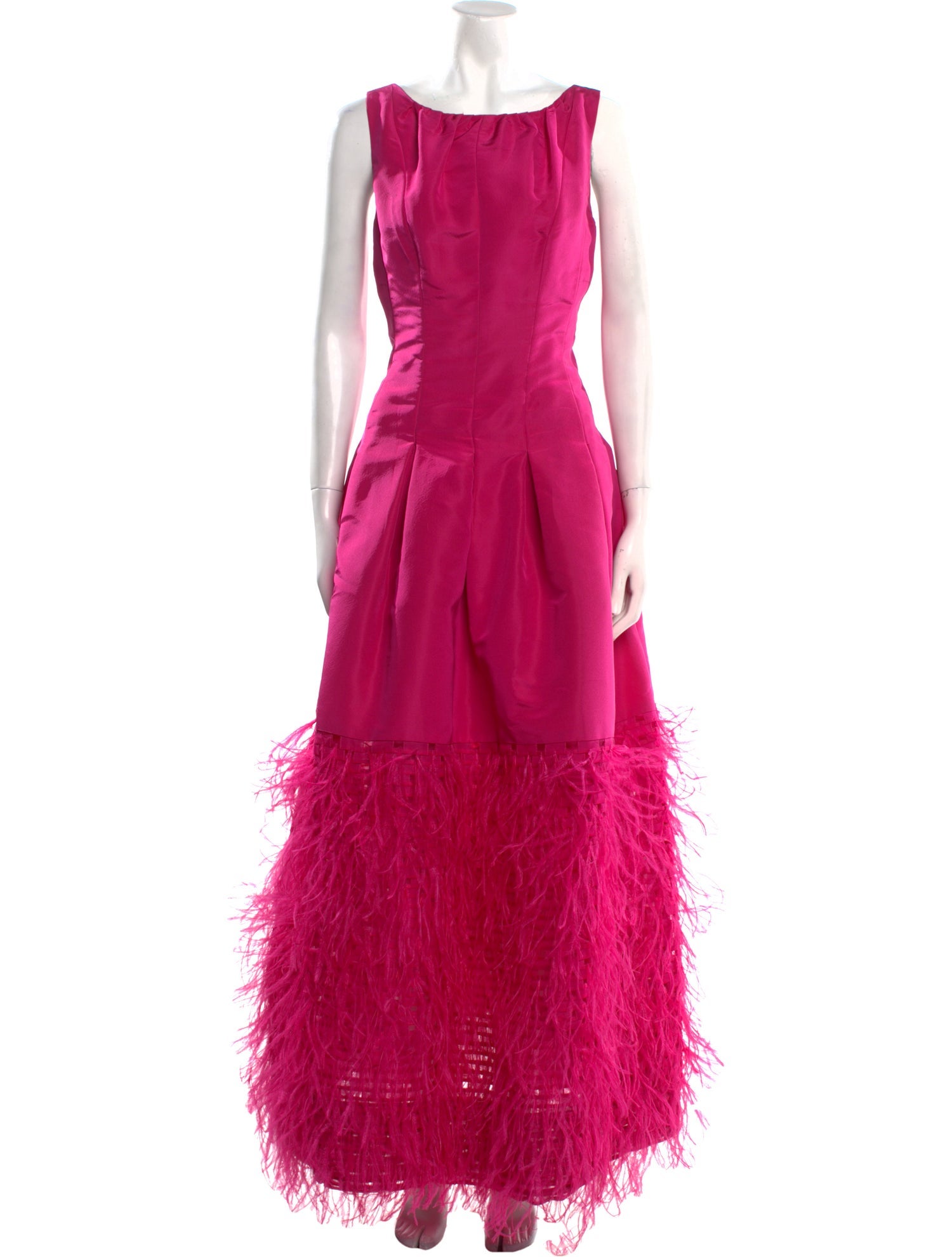 Oscar de la Renta Silk Long Dress