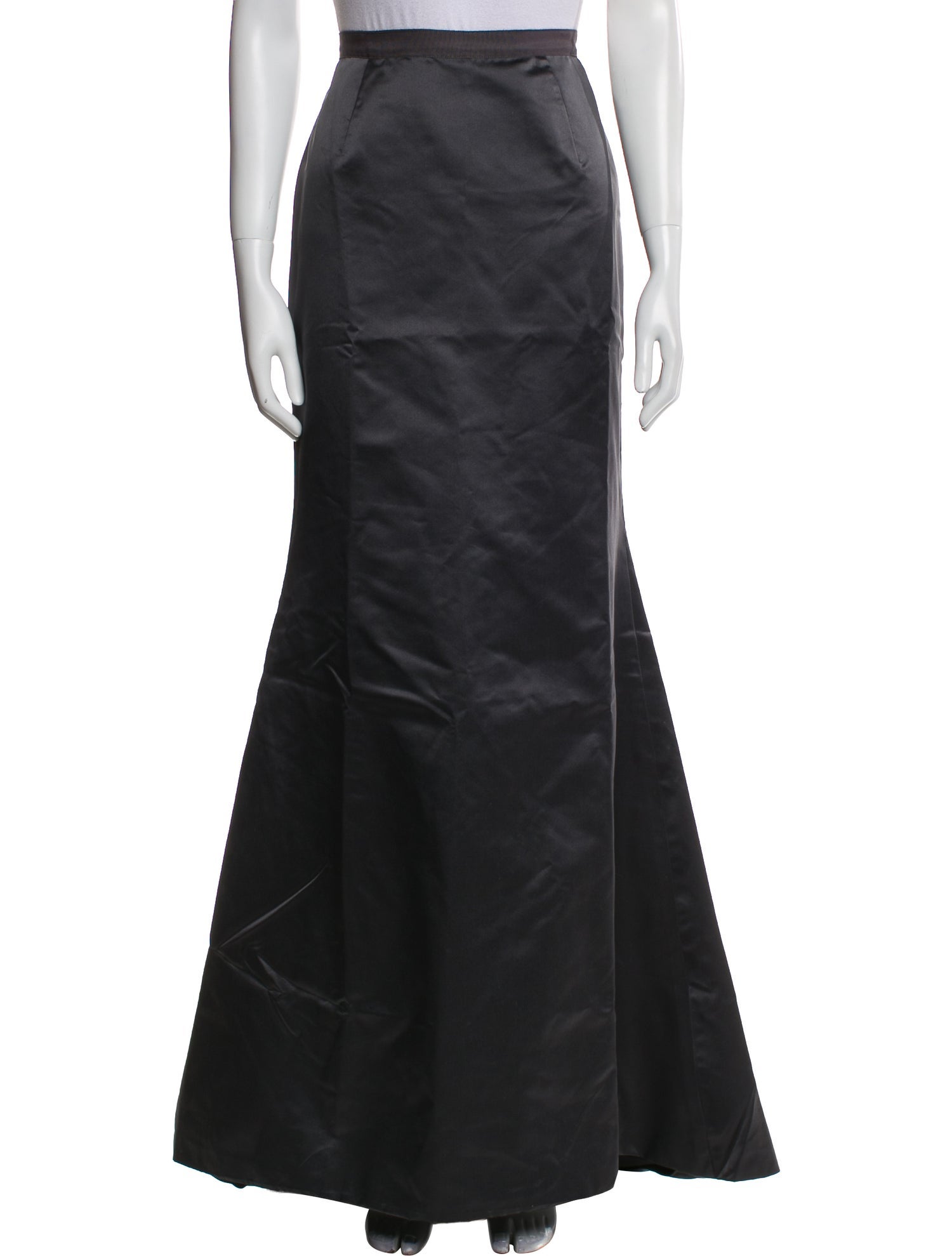 Oscar de la Renta Silk Long Skirt