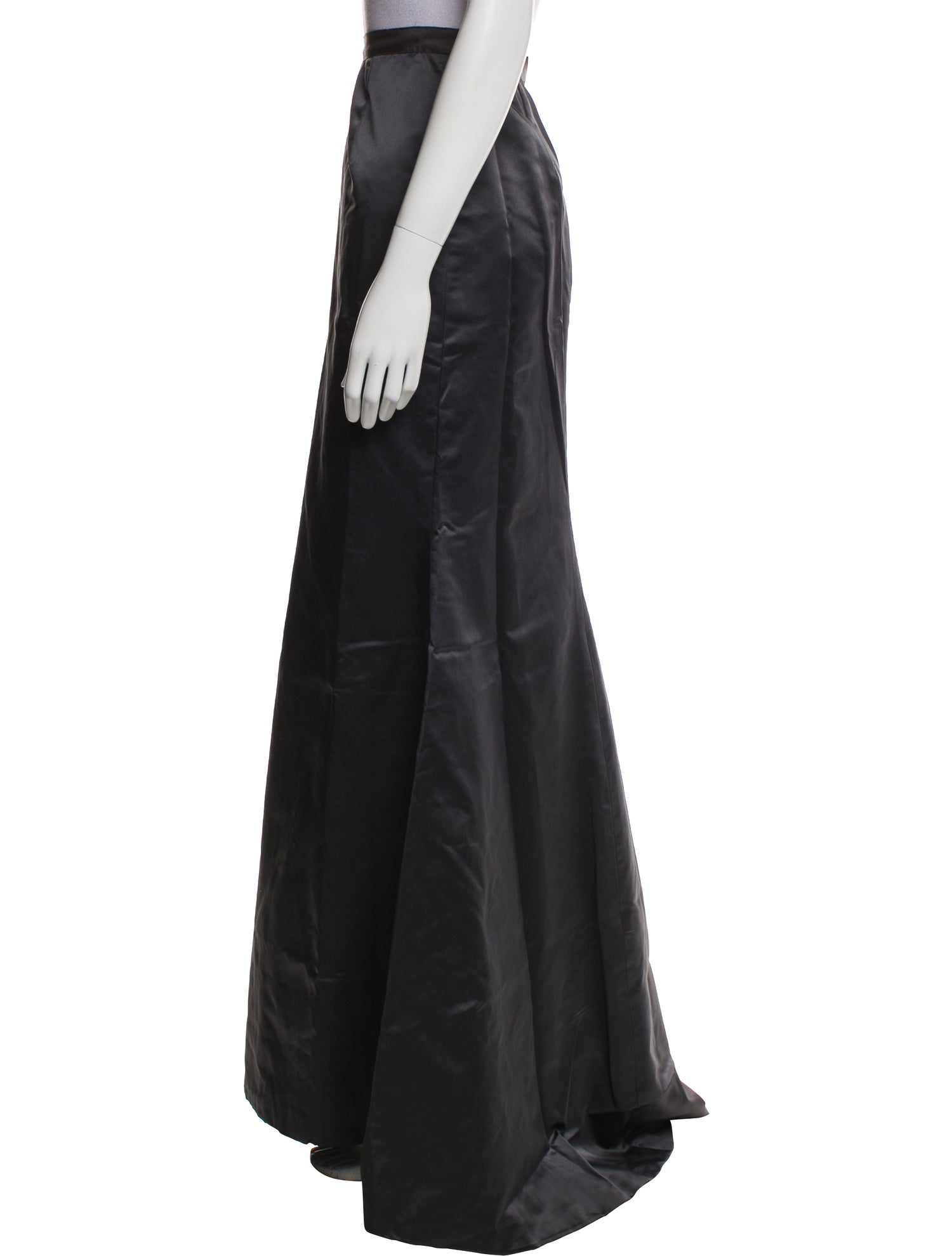 Oscar de la Renta Silk Long Skirt