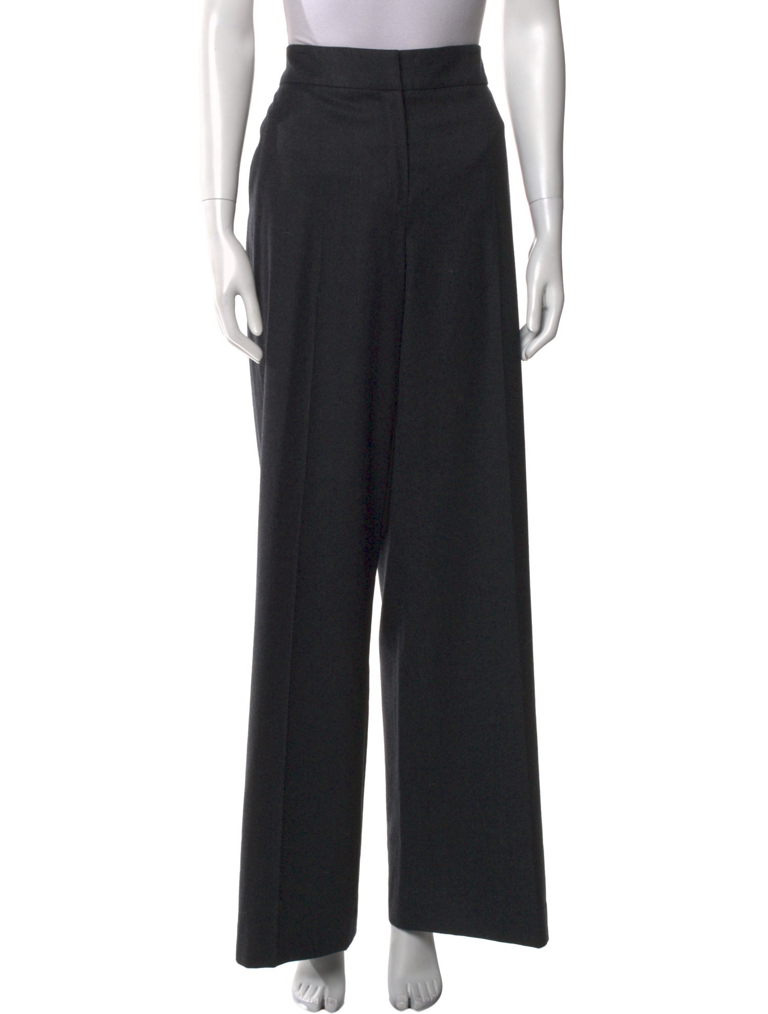 Oscar de la Renta Wool Wide Leg Pants