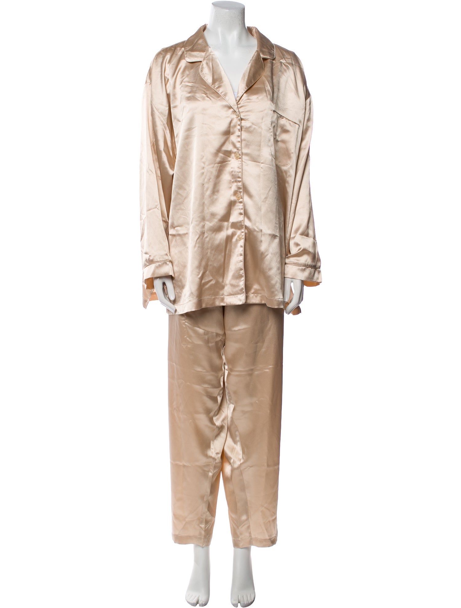 Oscar de la Renta Satin Pajamas w/ Tags