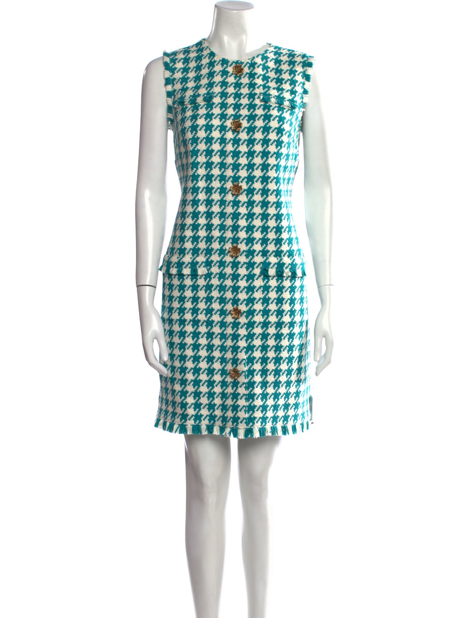 Oscar de la Renta Printed Mini Dress w/ Tags