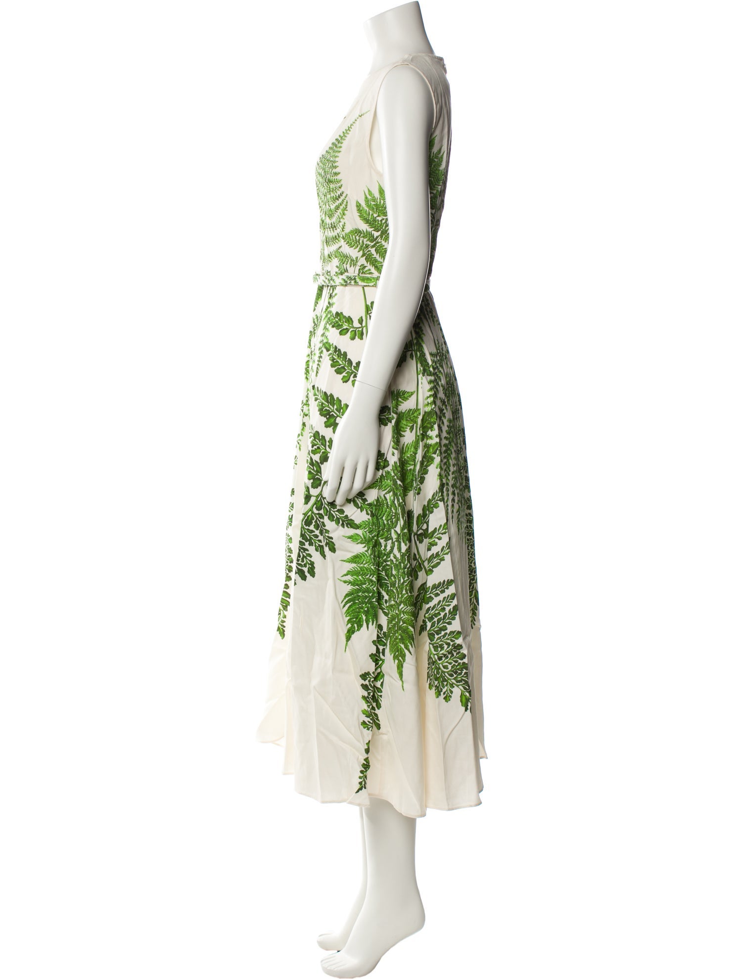 Oscar de la Renta Printed Long Dress