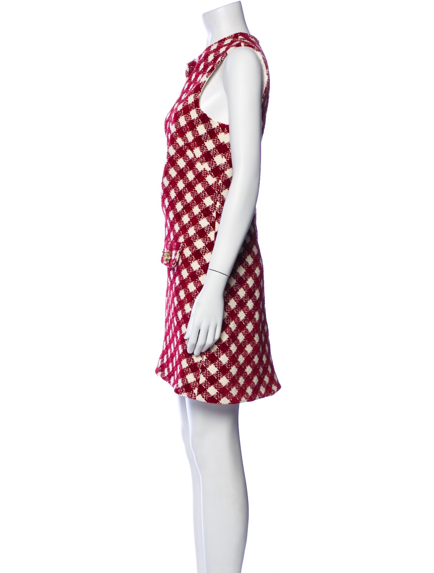 Oscar de la Renta Virgin Wool Mini Dress