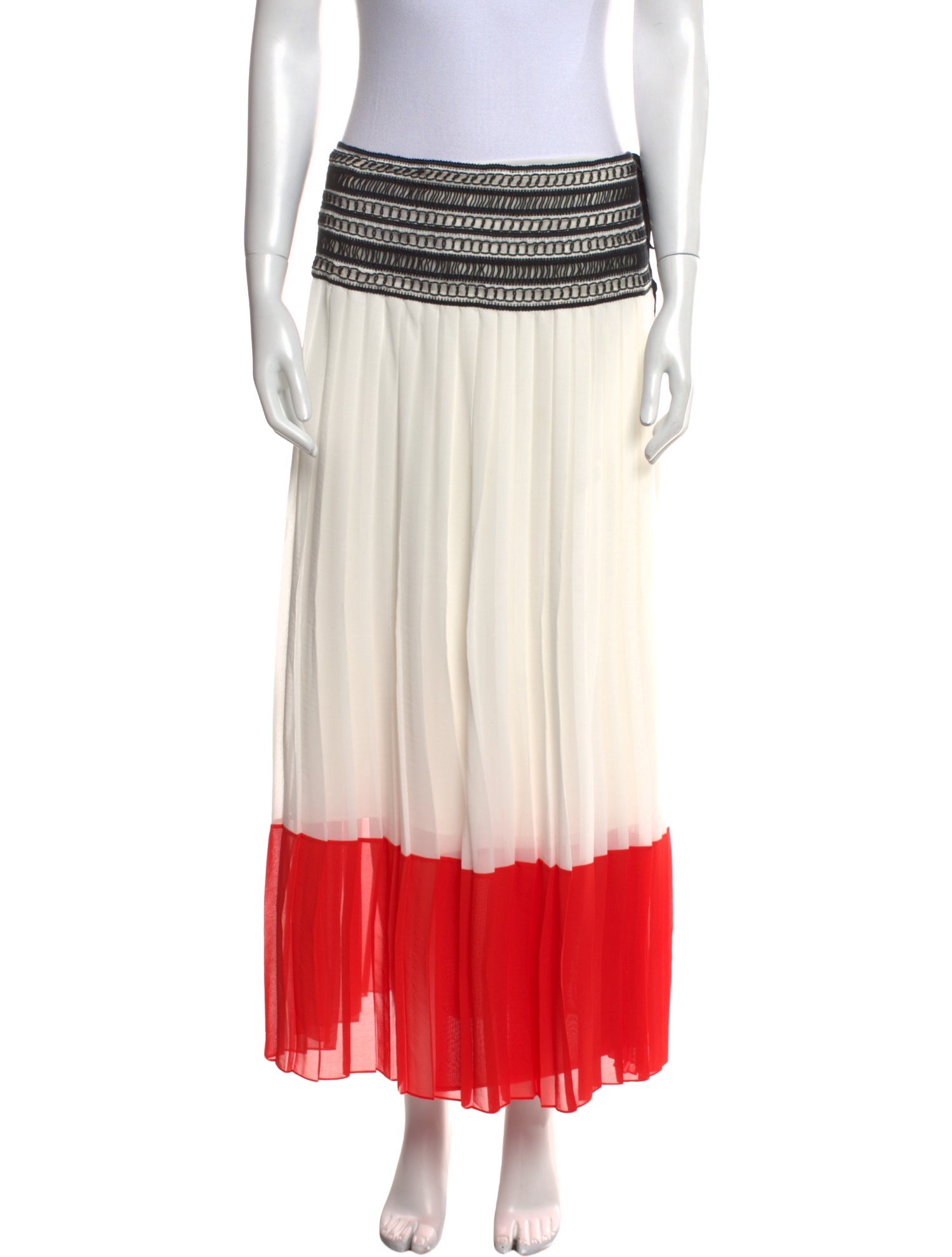 Oscar de la Renta 2017 Midi Length Skirt