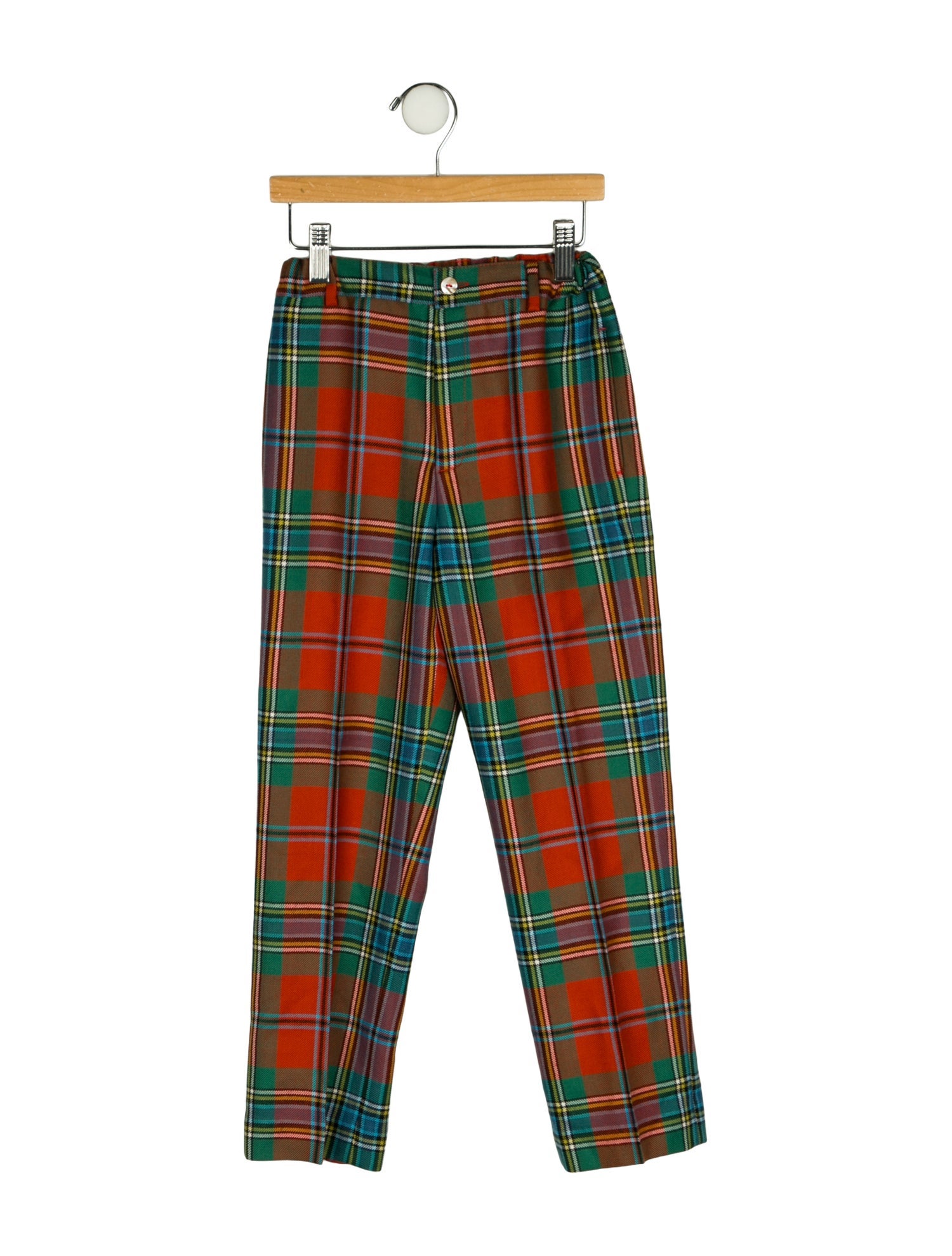 Oscar de la Renta Plaid Pants