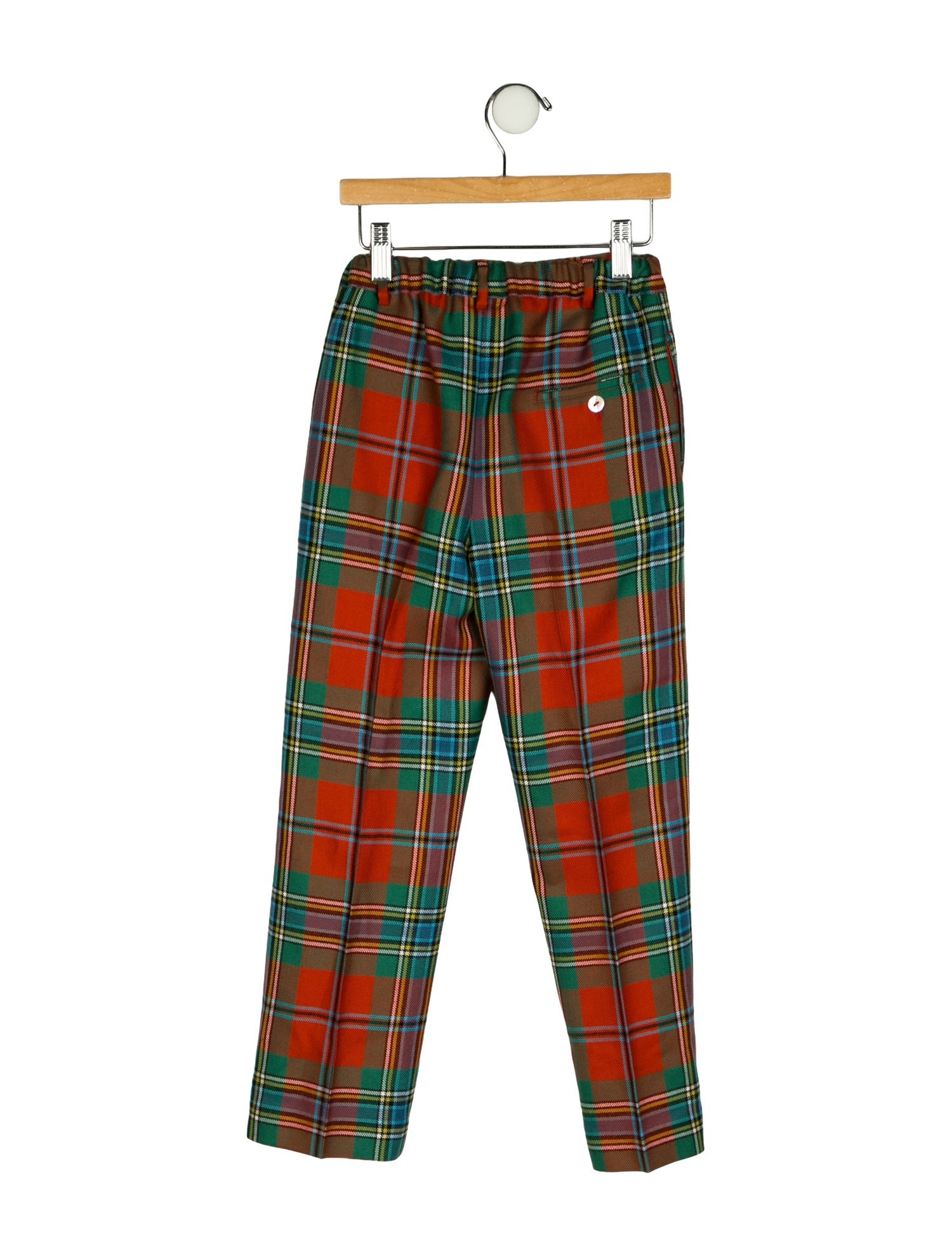 Oscar de la Renta Plaid Pants
