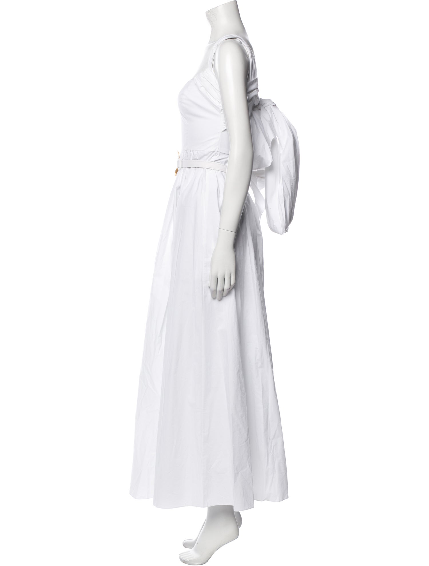 Oscar de la Renta Square Neckline Long Dress