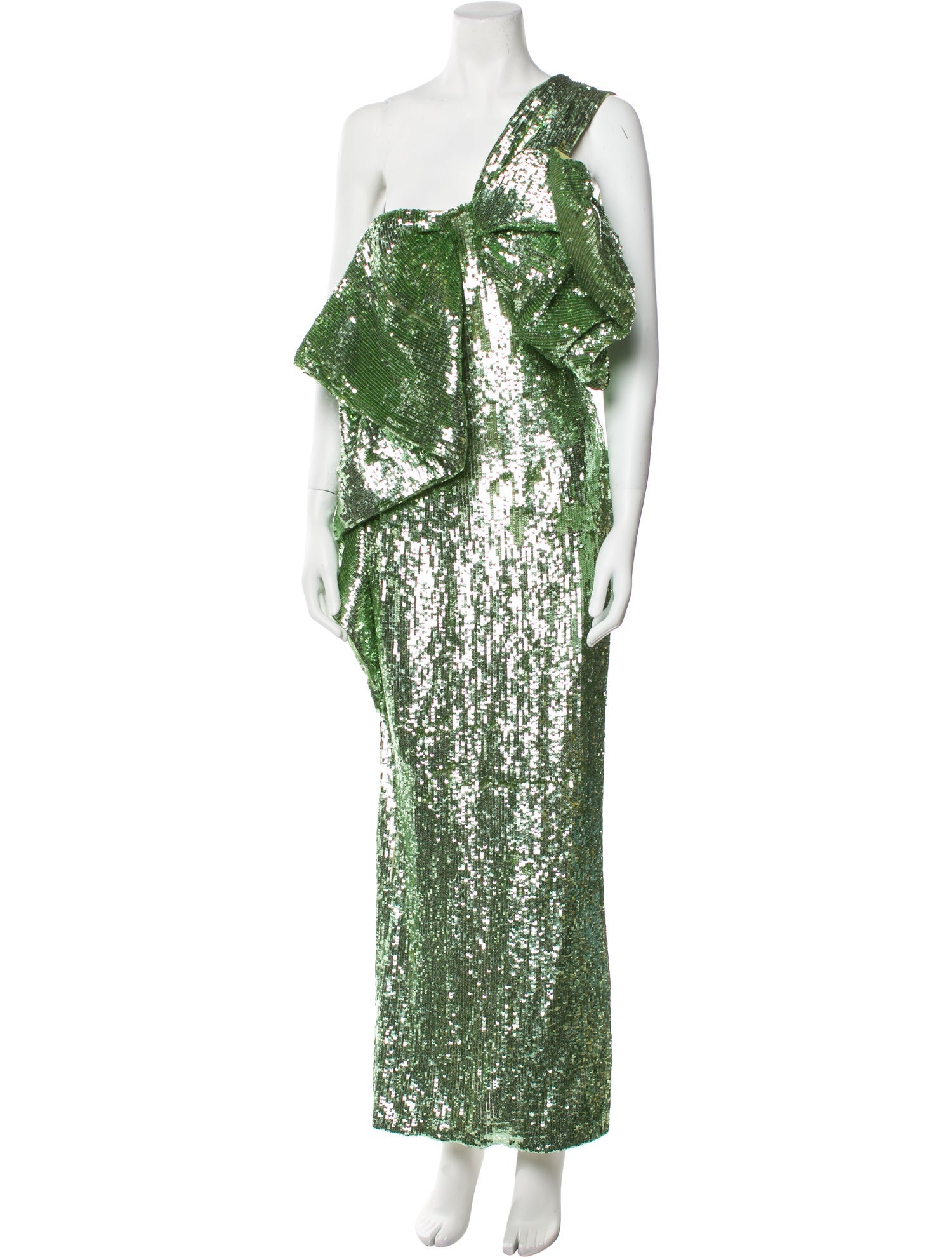 Oscar de la Renta Patterned Long Dress