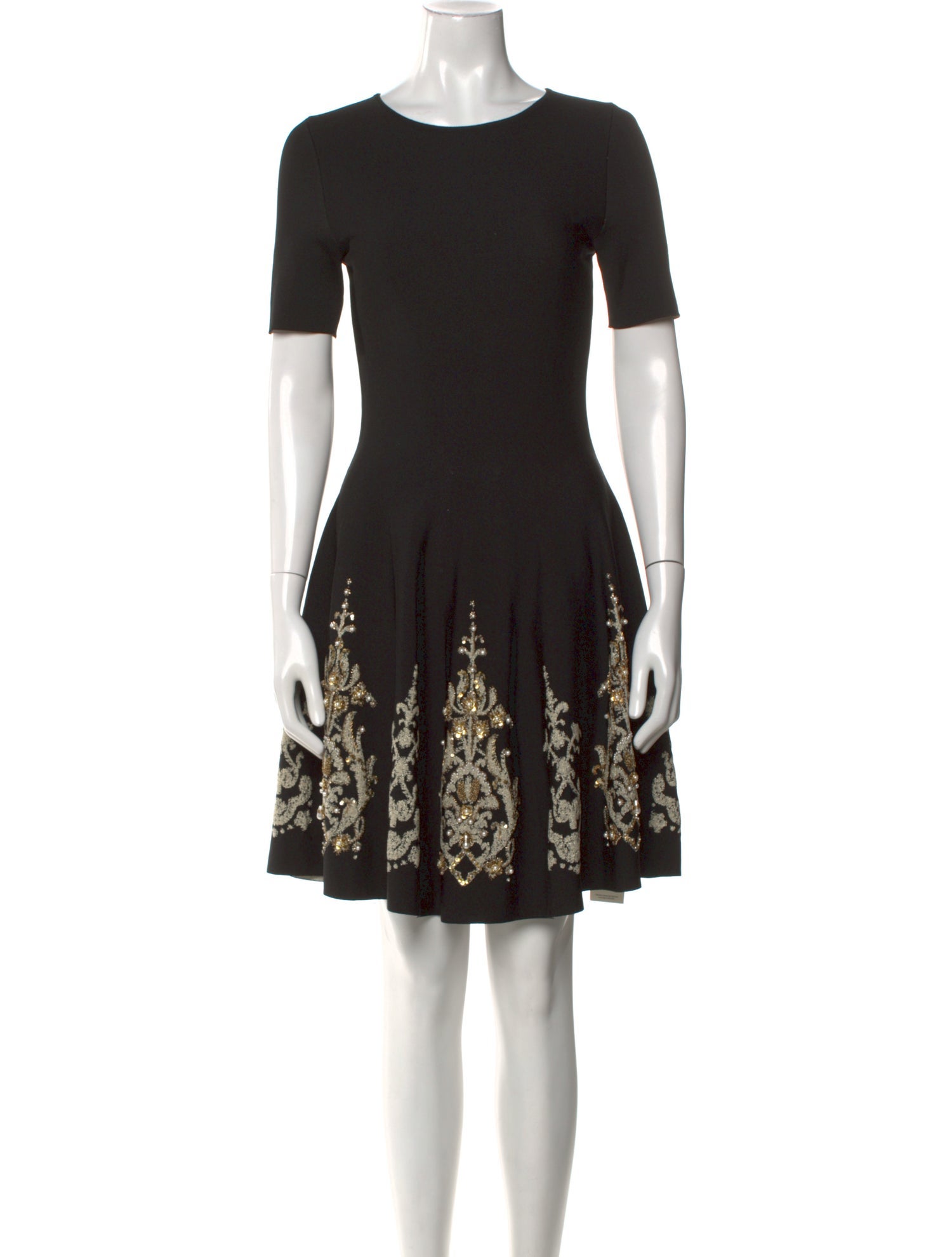 Oscar de la Renta Printed Mini Dress