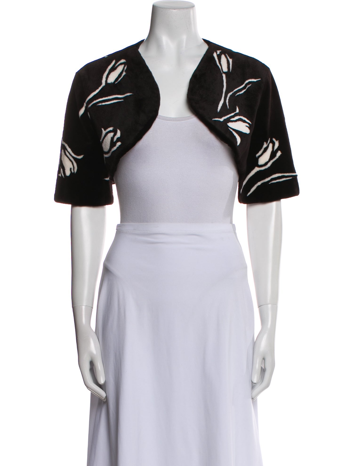 Oscar de la Renta Mink Printed Fur Jacket w/ Tags