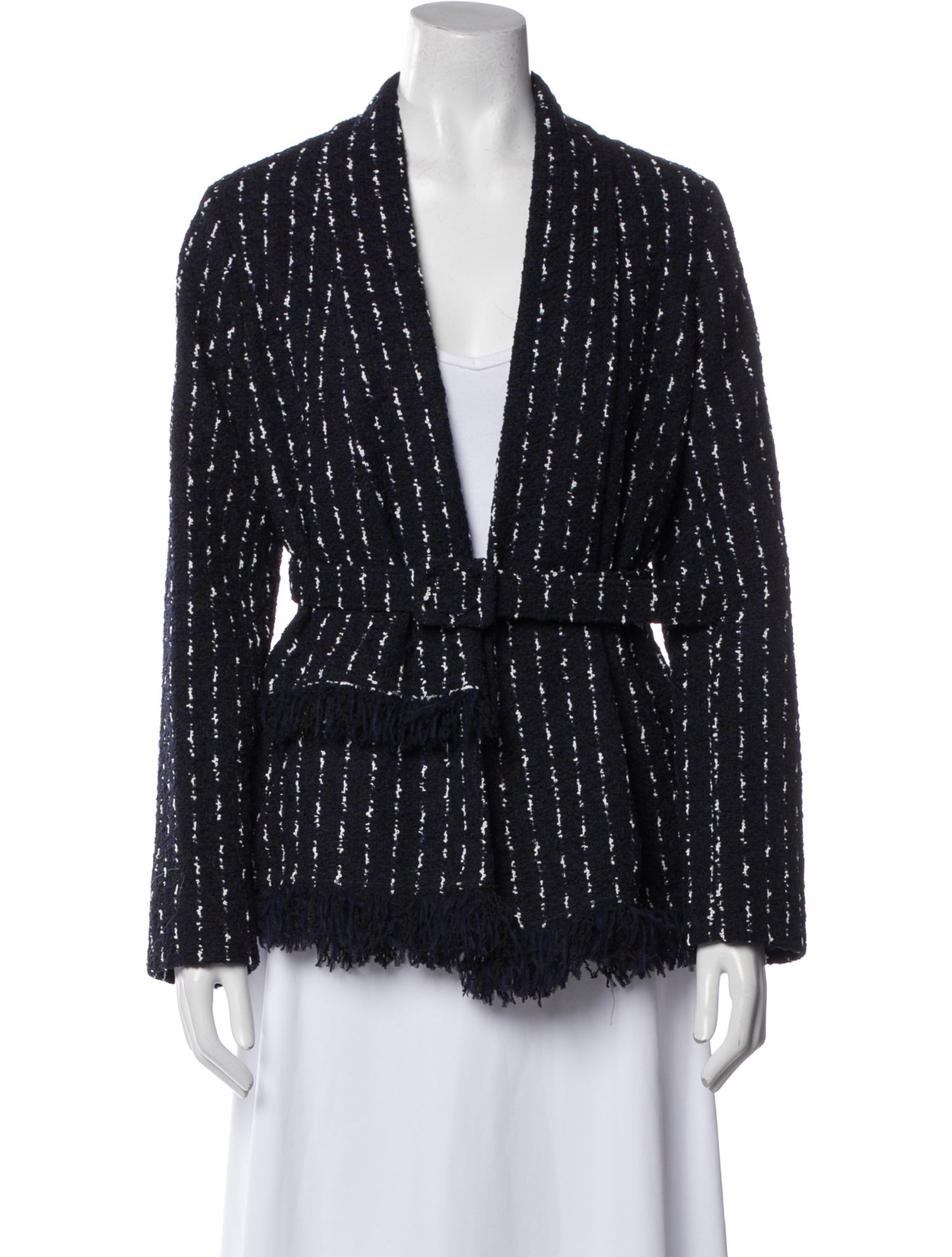 Oscar de la Renta Tweed Pattern Evening Jacket