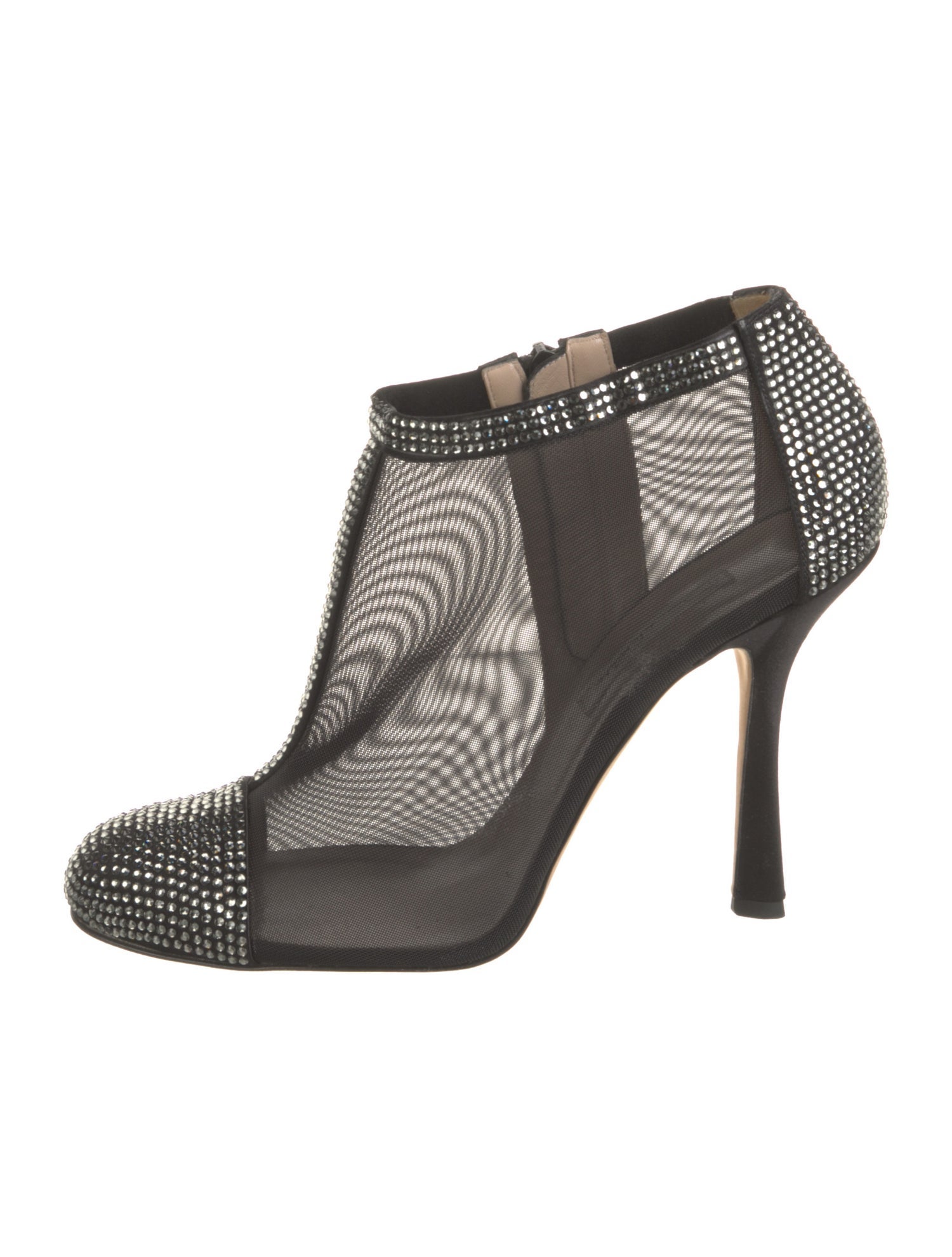 Oscar de la Renta Mesh T-Strap Pumps