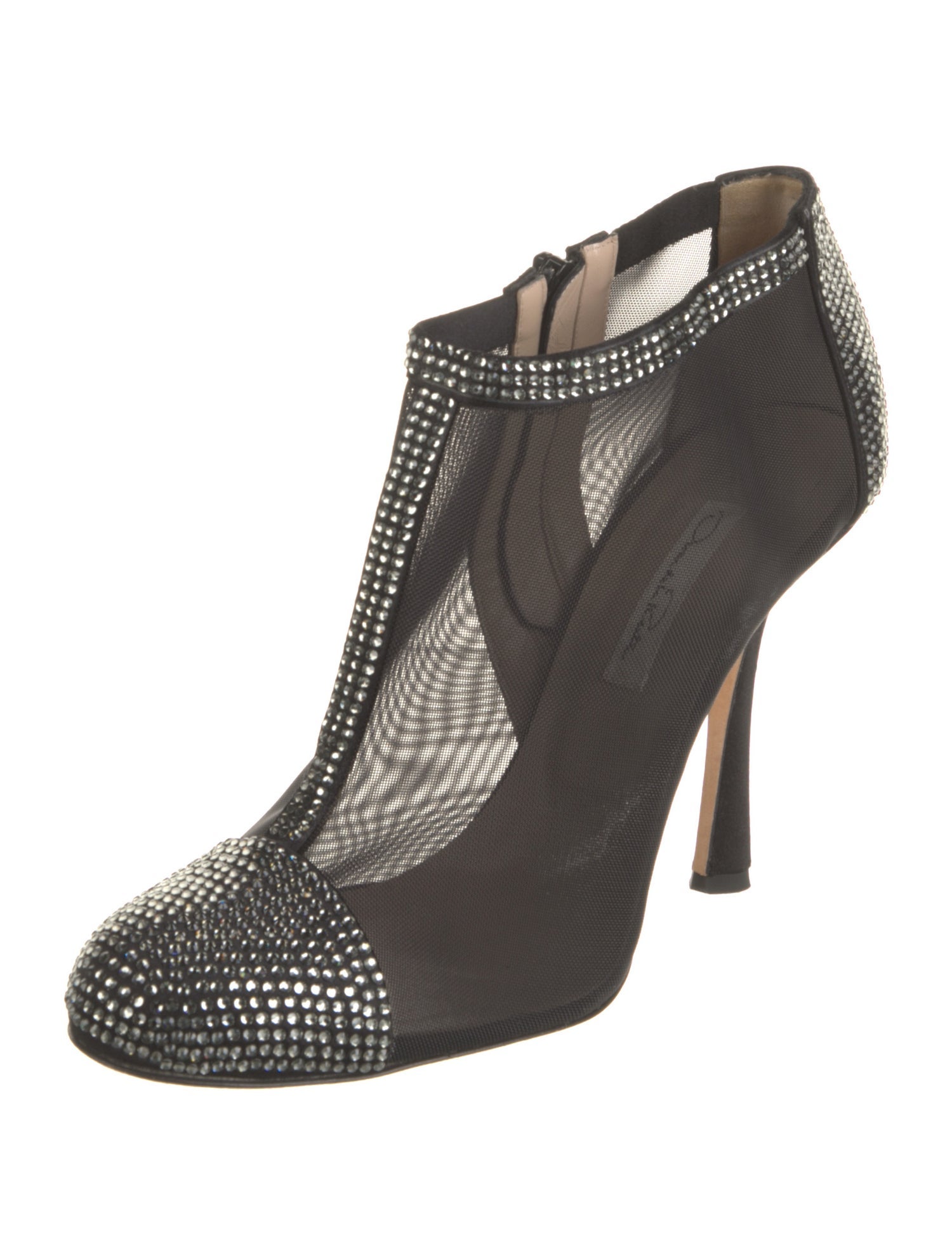 Oscar de la Renta Mesh T-Strap Pumps