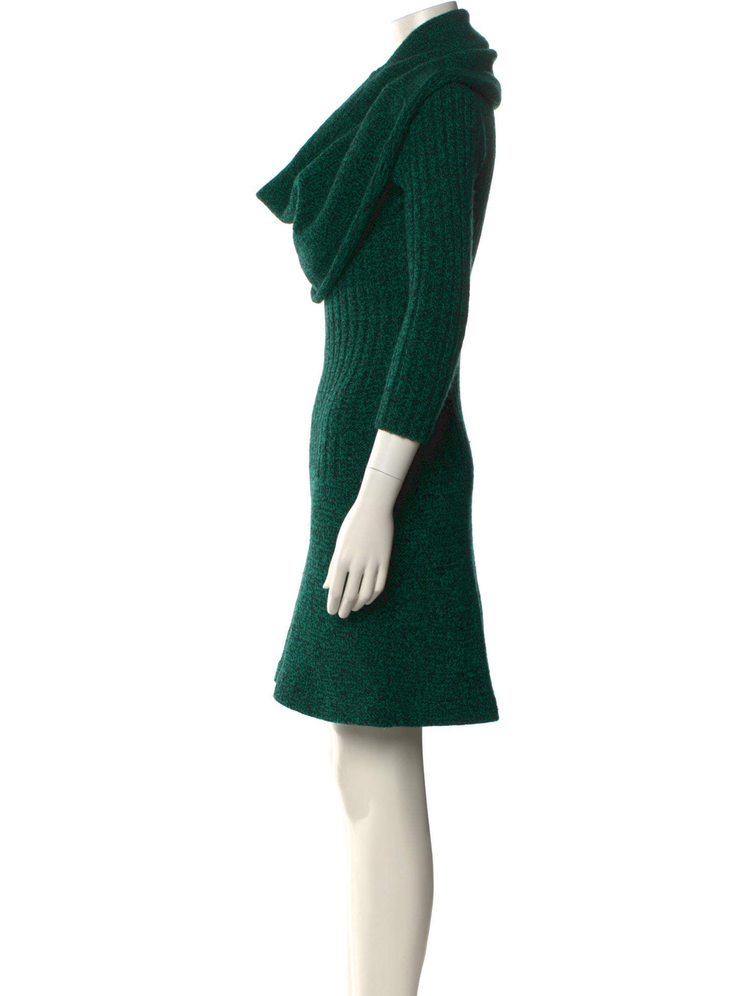 Oscar de la Renta Cashmere Knee-Length Dress