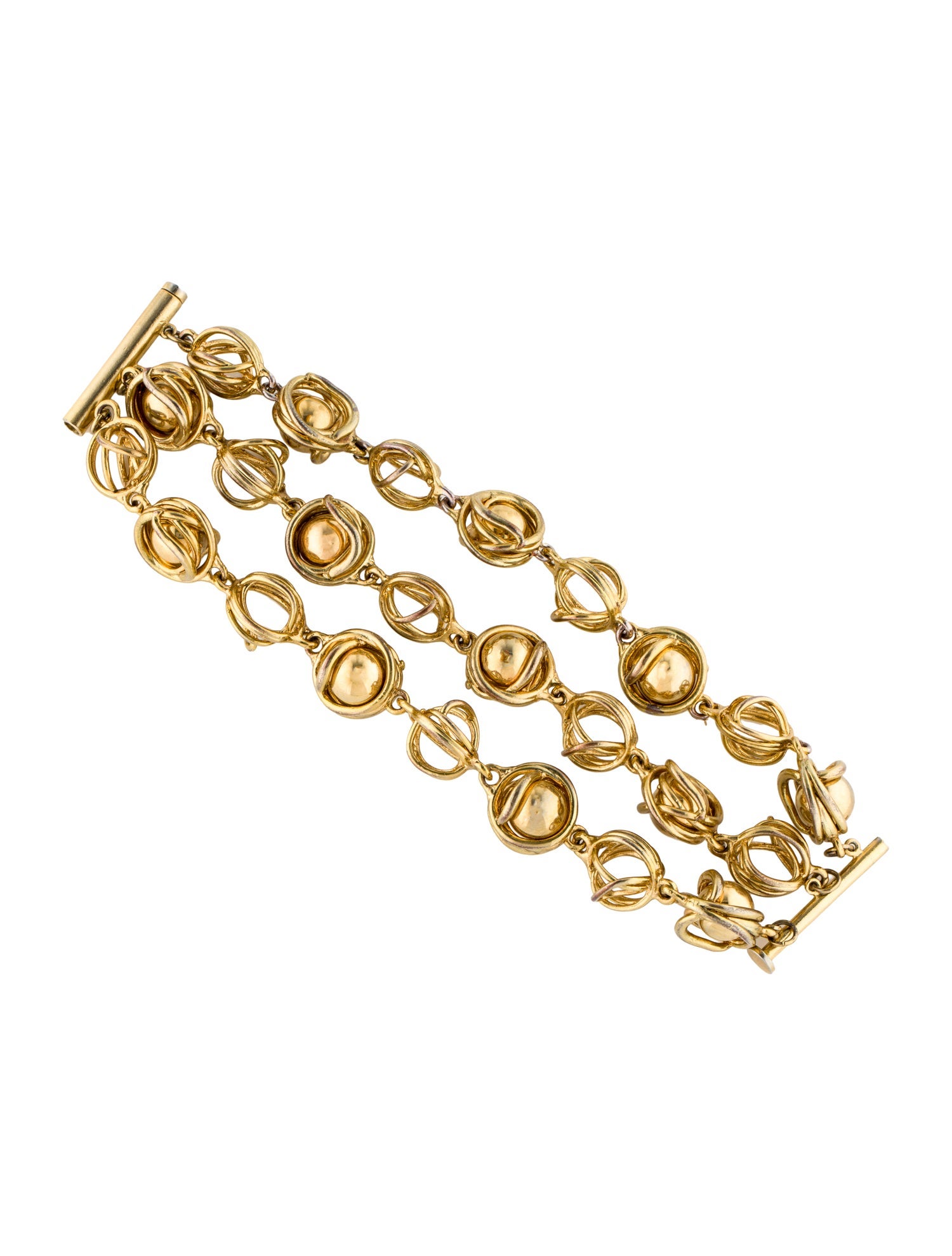 Oscar de la Renta Multistrand Link Bracelet