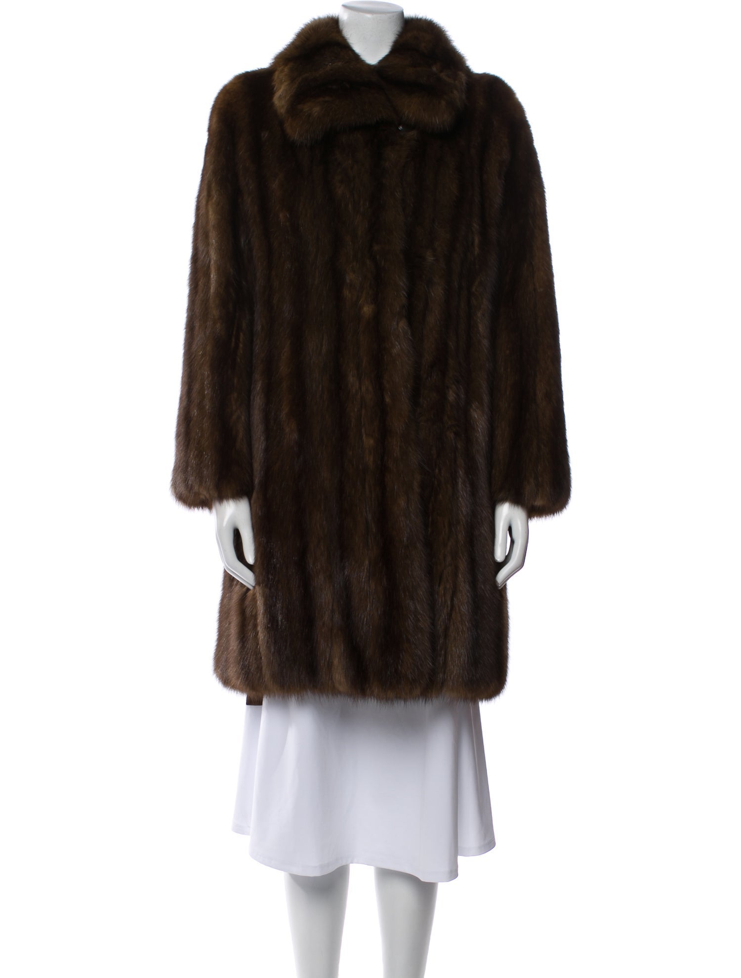 Oscar de la Renta Sable Fur Coat