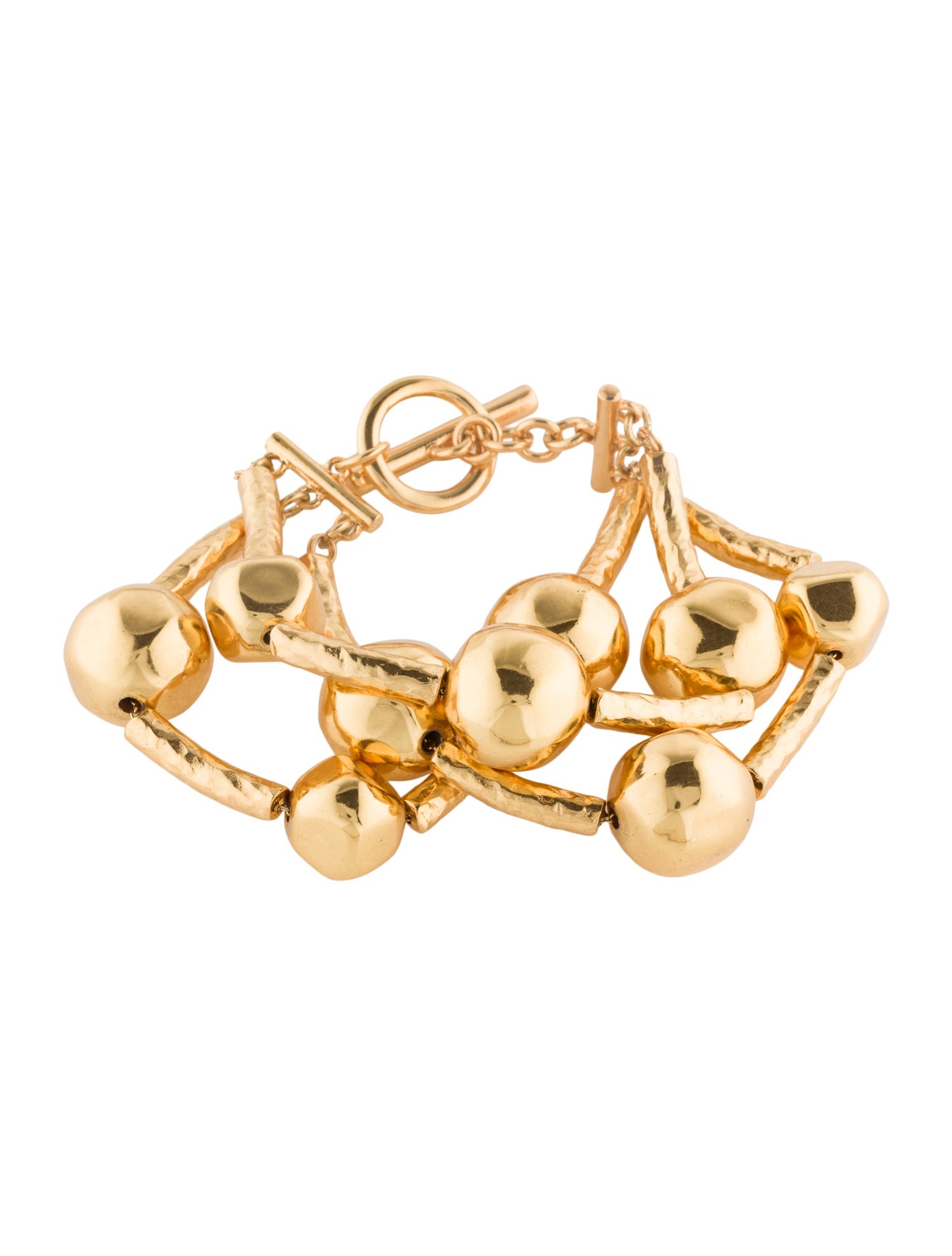 Oscar de la Renta Multistrand Bead Bracelet