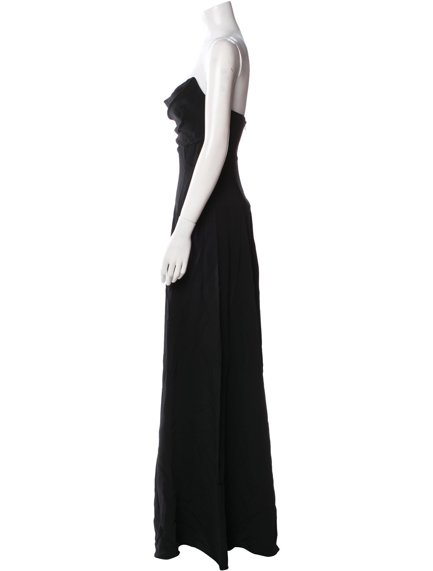 Oscar de la Renta Strapless Long Dress