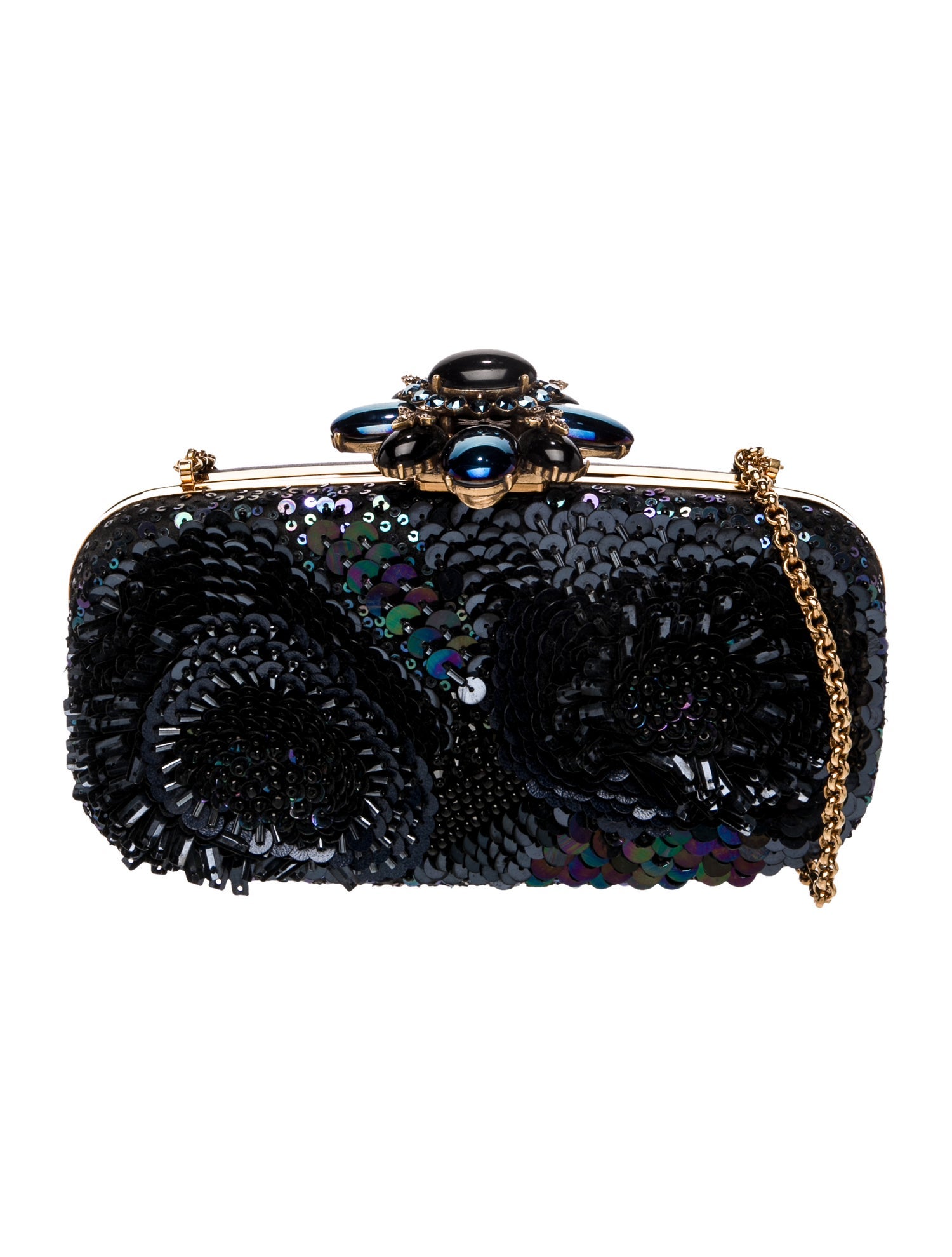 Oscar de la Renta Satin Minaudière