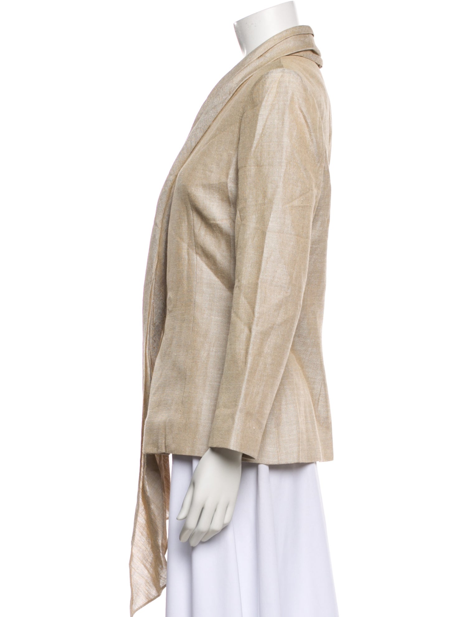 Oscar de la Renta Linen Blazer