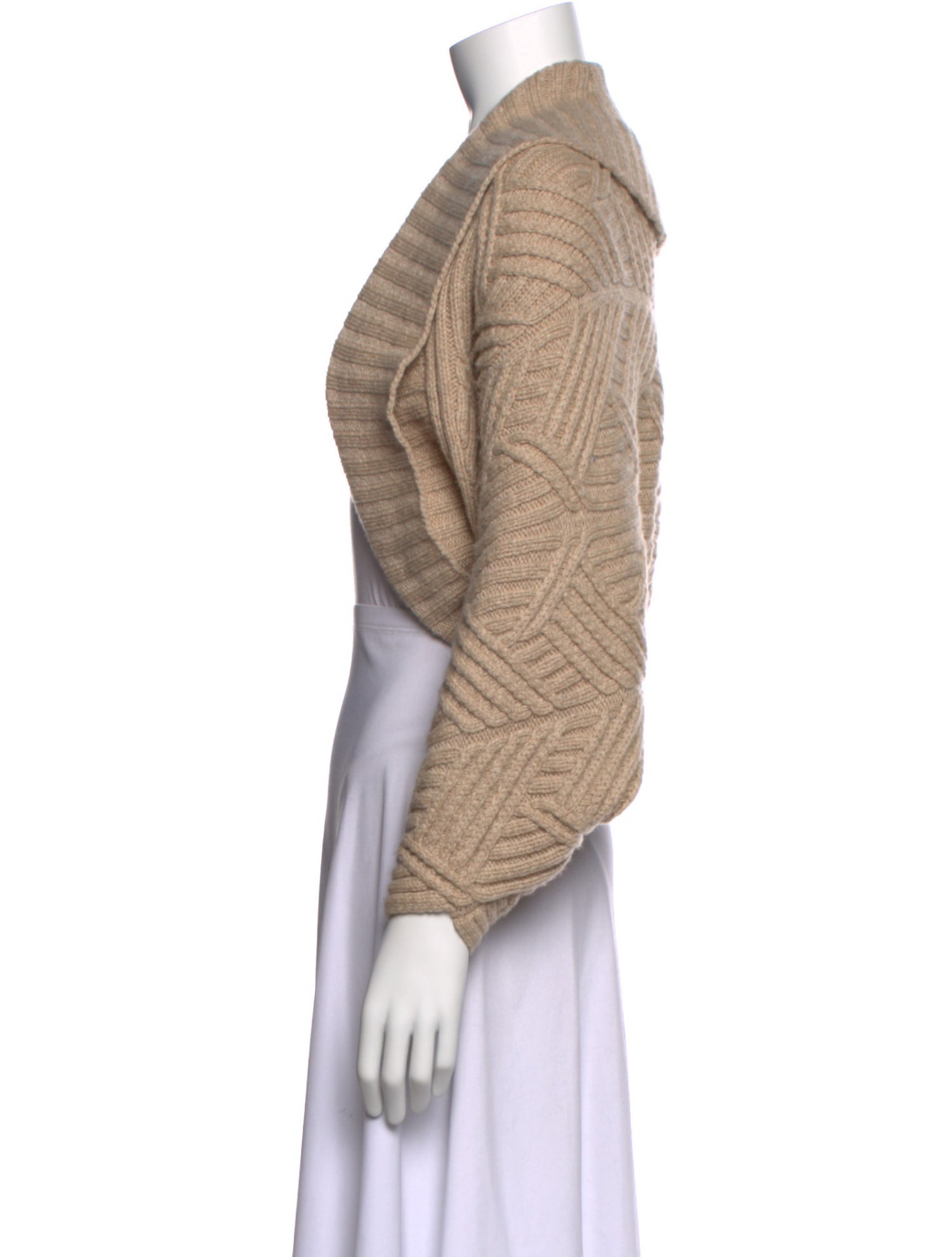 Oscar de la Renta Cashmere Open Front Sweater w/ Tags