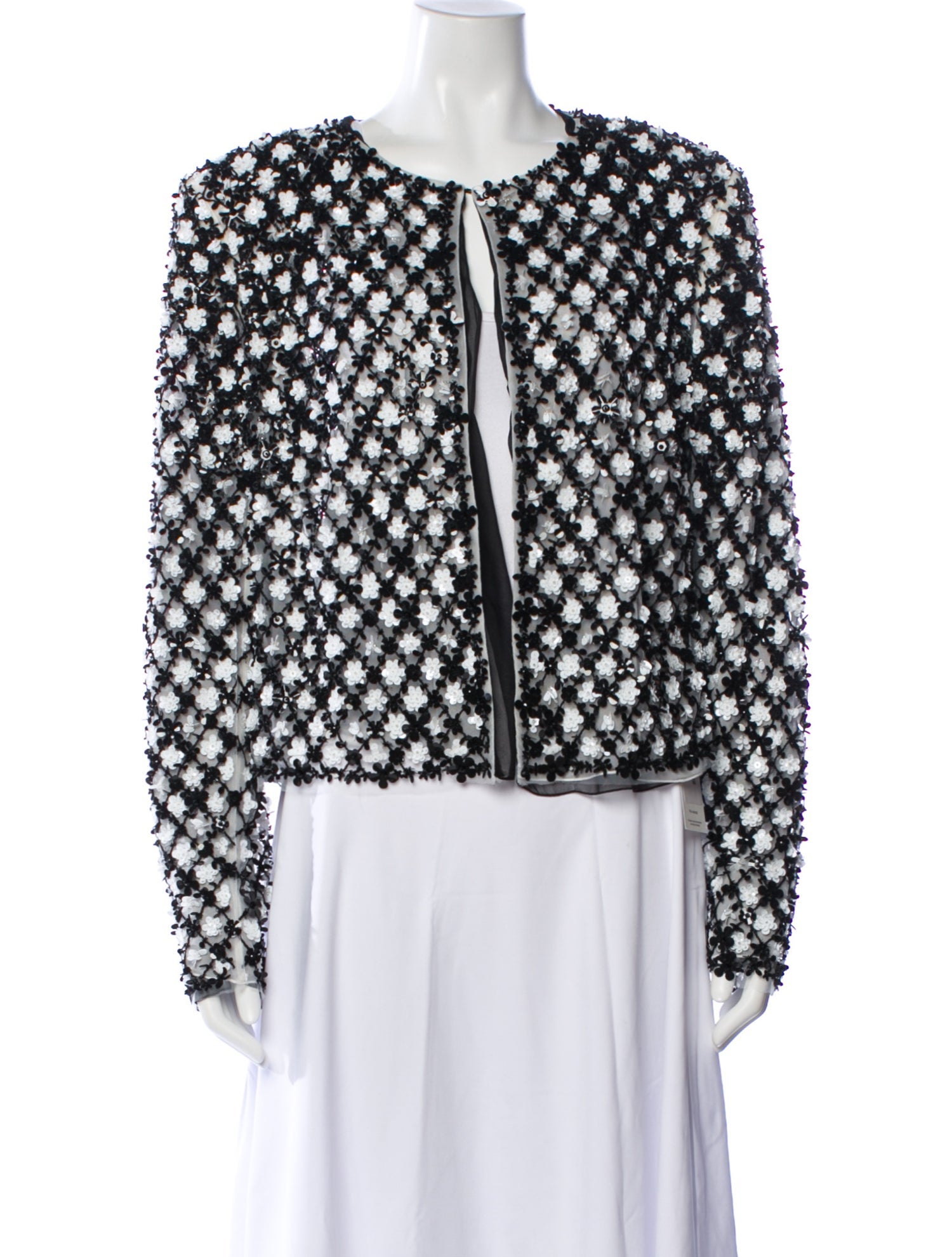 Oscar de la Renta Printed Evening Jacket