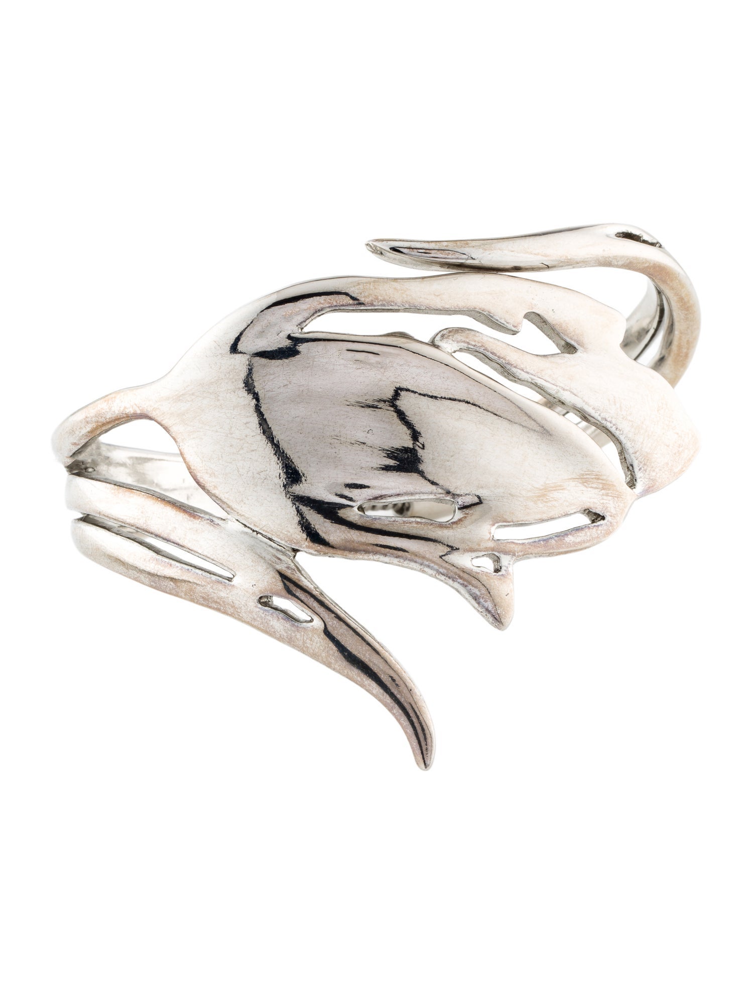 Oscar de la Renta Rose Cuff Bracelet