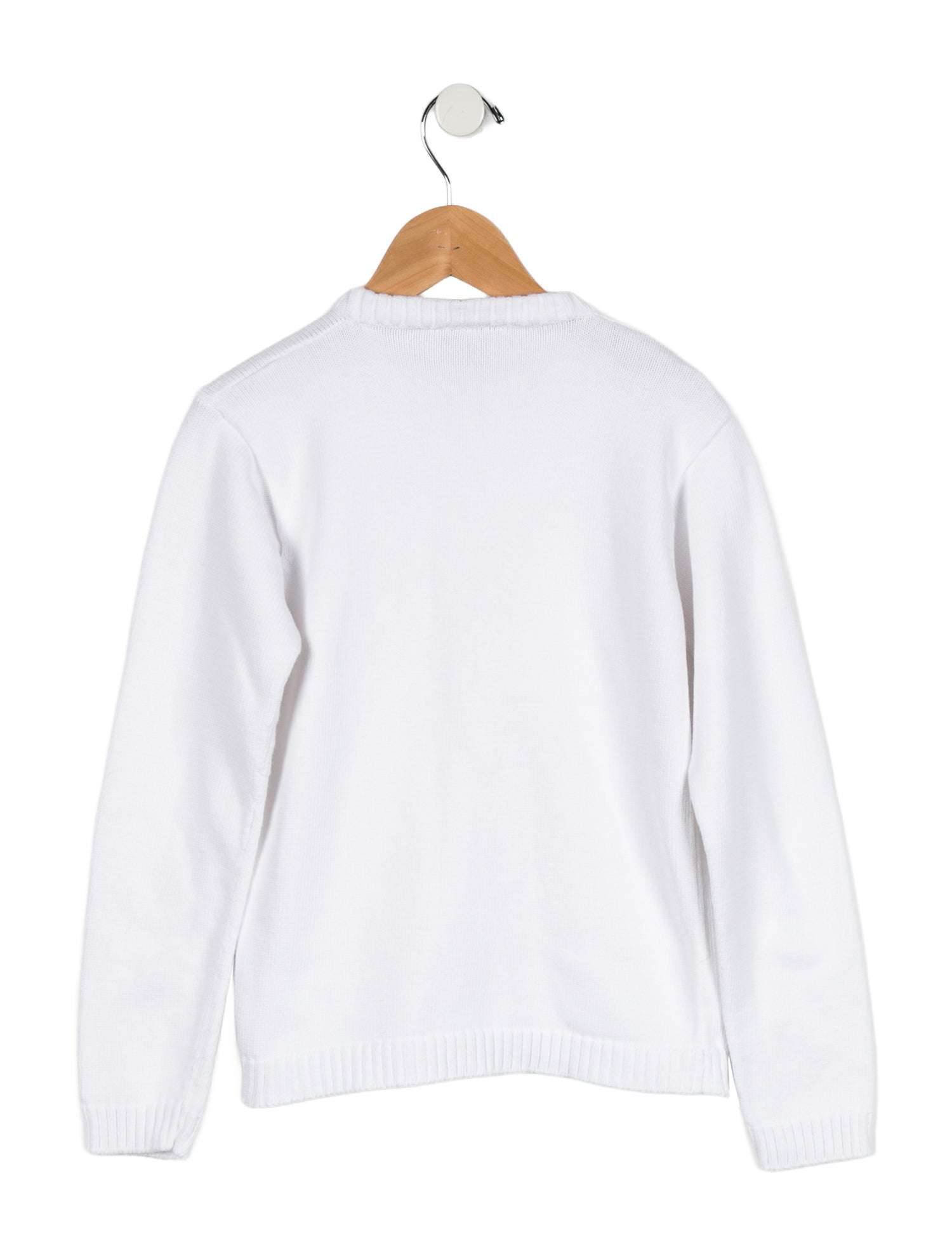 Oscar de la Renta Kids Girls' White Cardigan