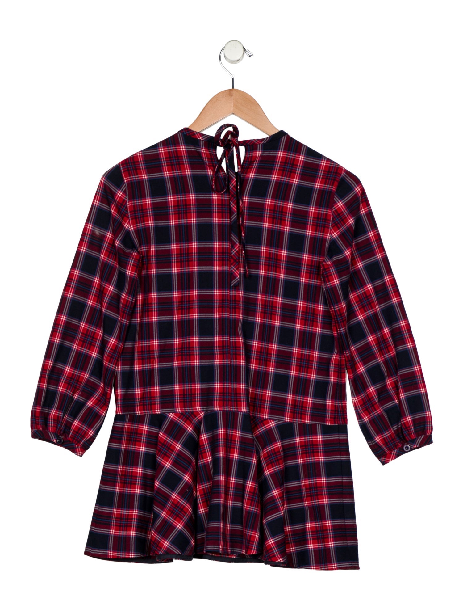 Oscar de la Renta Kids Girls Plaid Dress