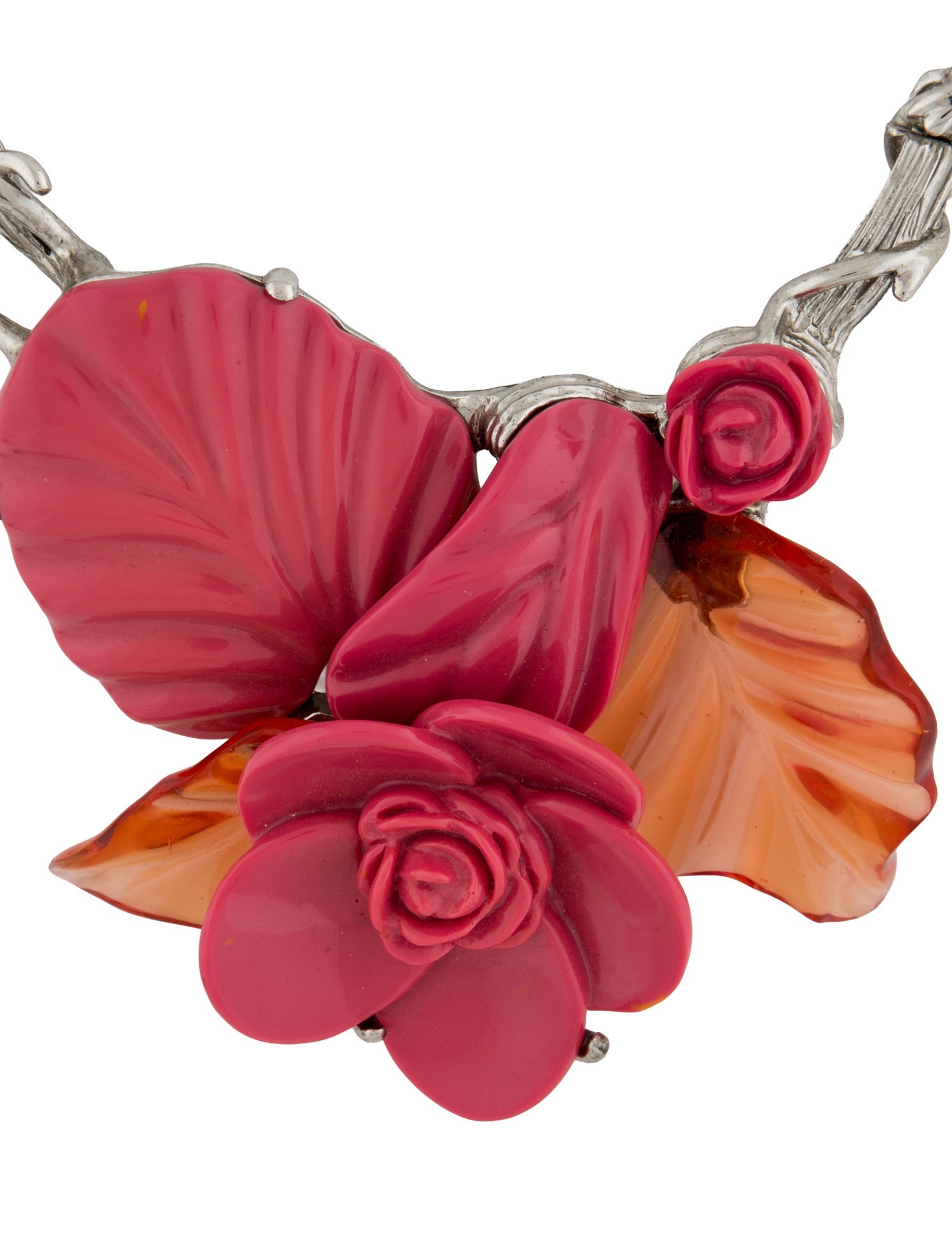 Oscar de la Renta Resin Collar Necklace