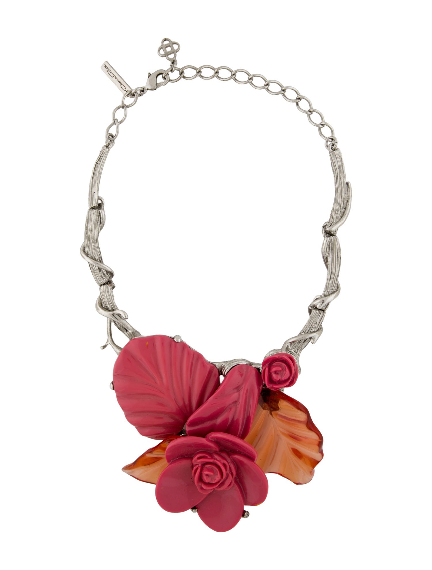 Oscar de la Renta Resin Collar Necklace