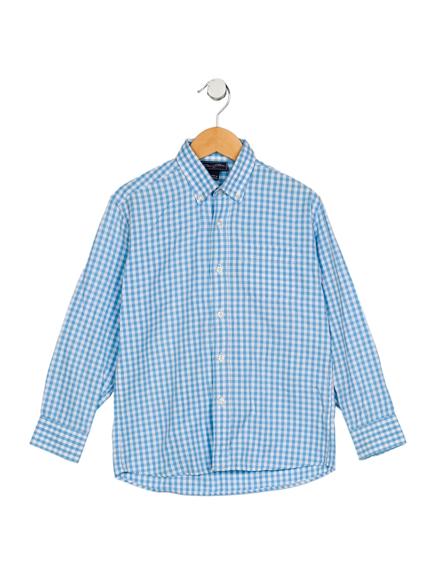 Oscar de la Renta Boys Button-Up Dress Shirt