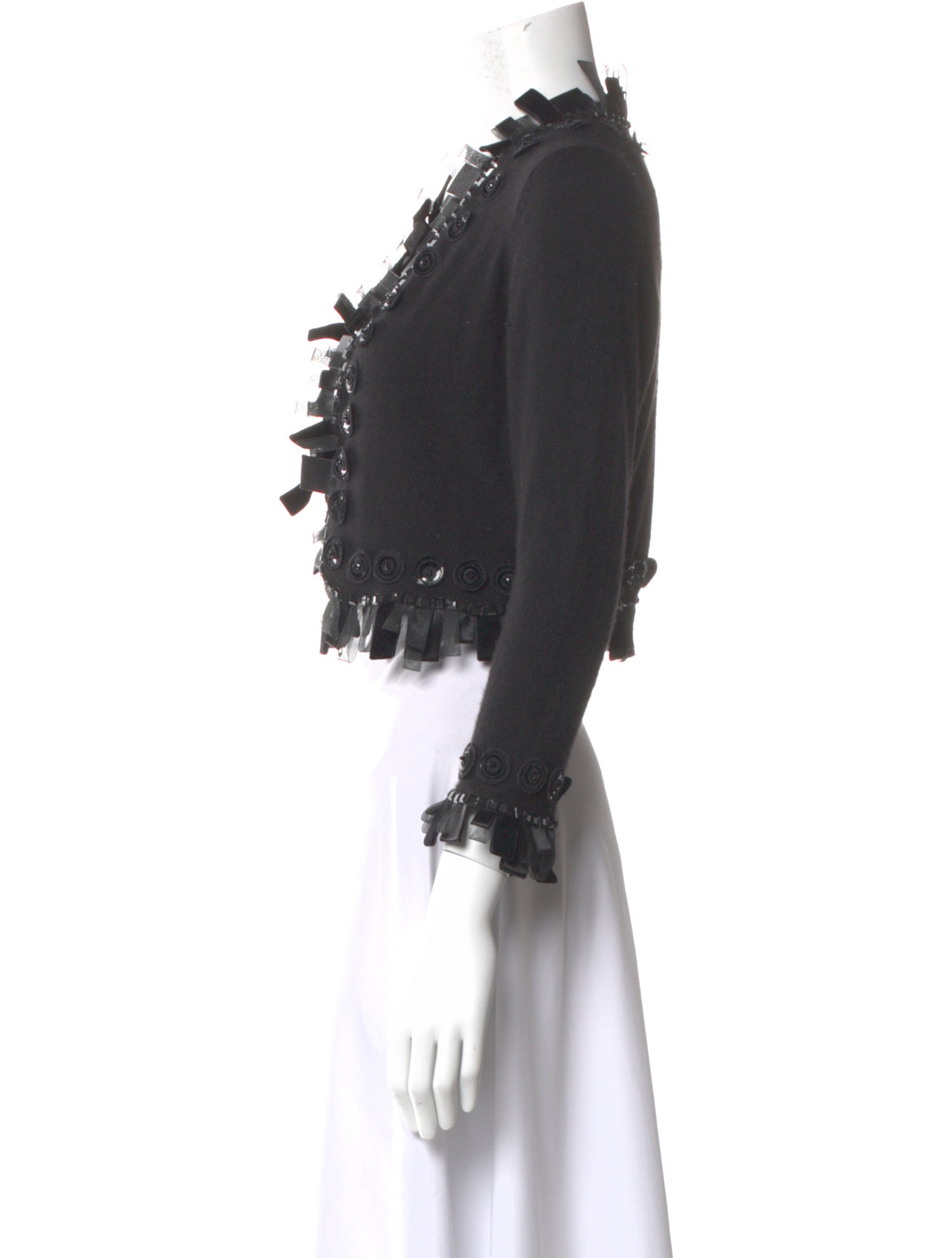 Oscar de la Renta V-Neck Sweater w/ Tags